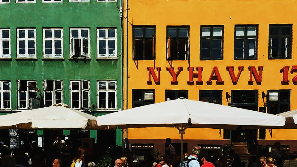 Nyhavn, Copenhagen, Denmark.