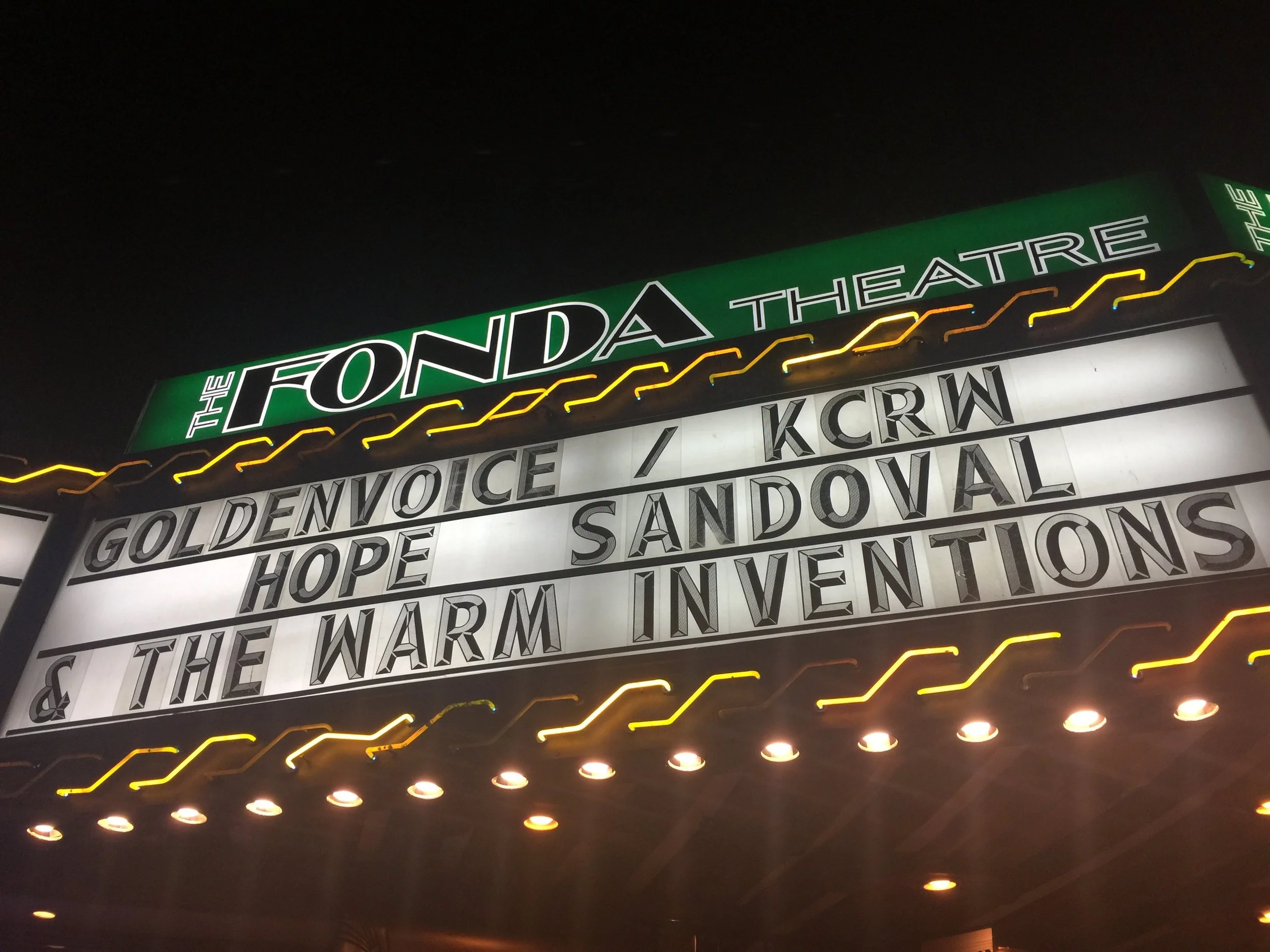 Hope Sandoval & The Warm Inventions - Fonda Theater, LA (October 14, 2017)