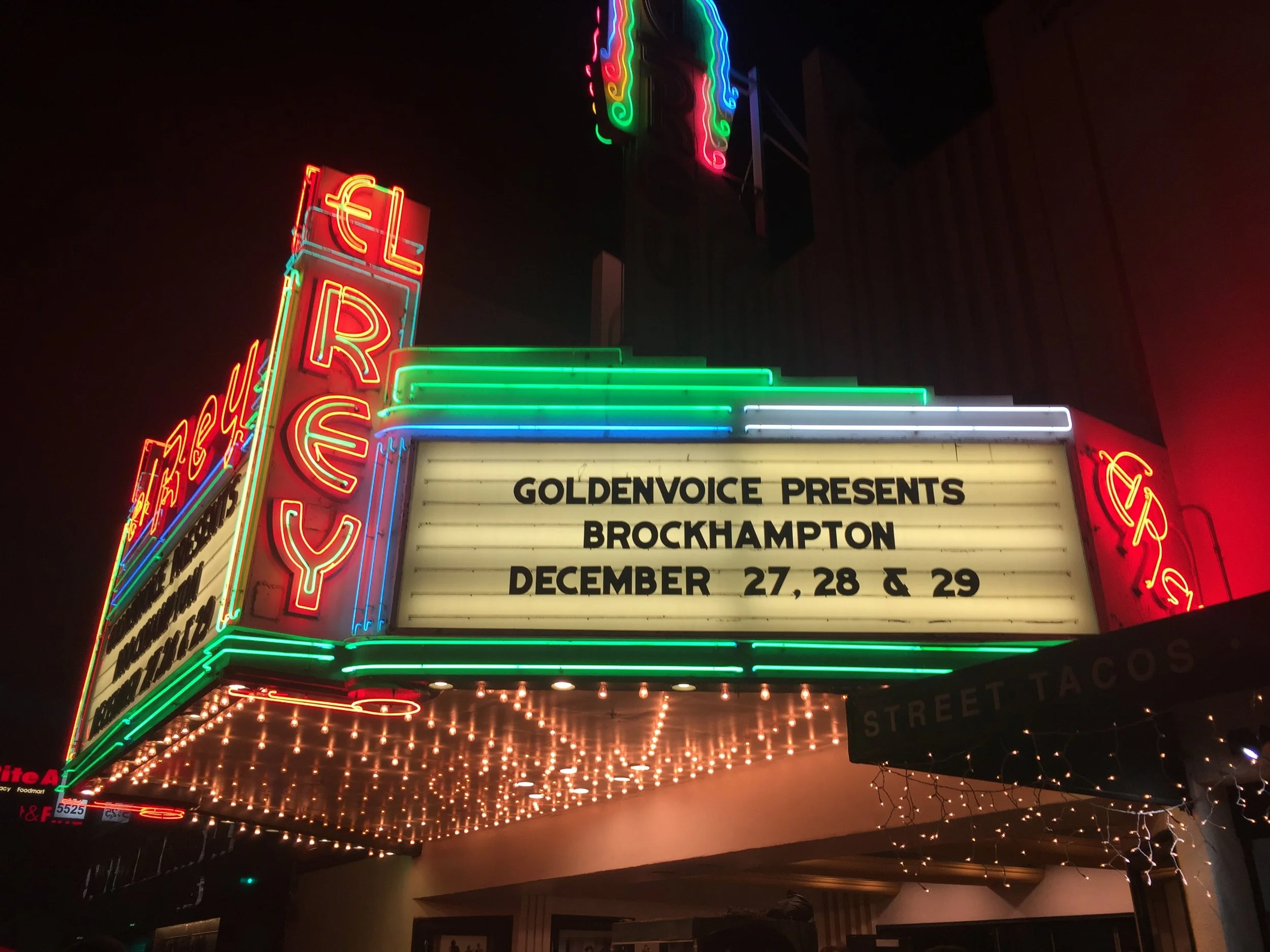 Brockhampton - El rey Theater, LA (December 27, 2017)