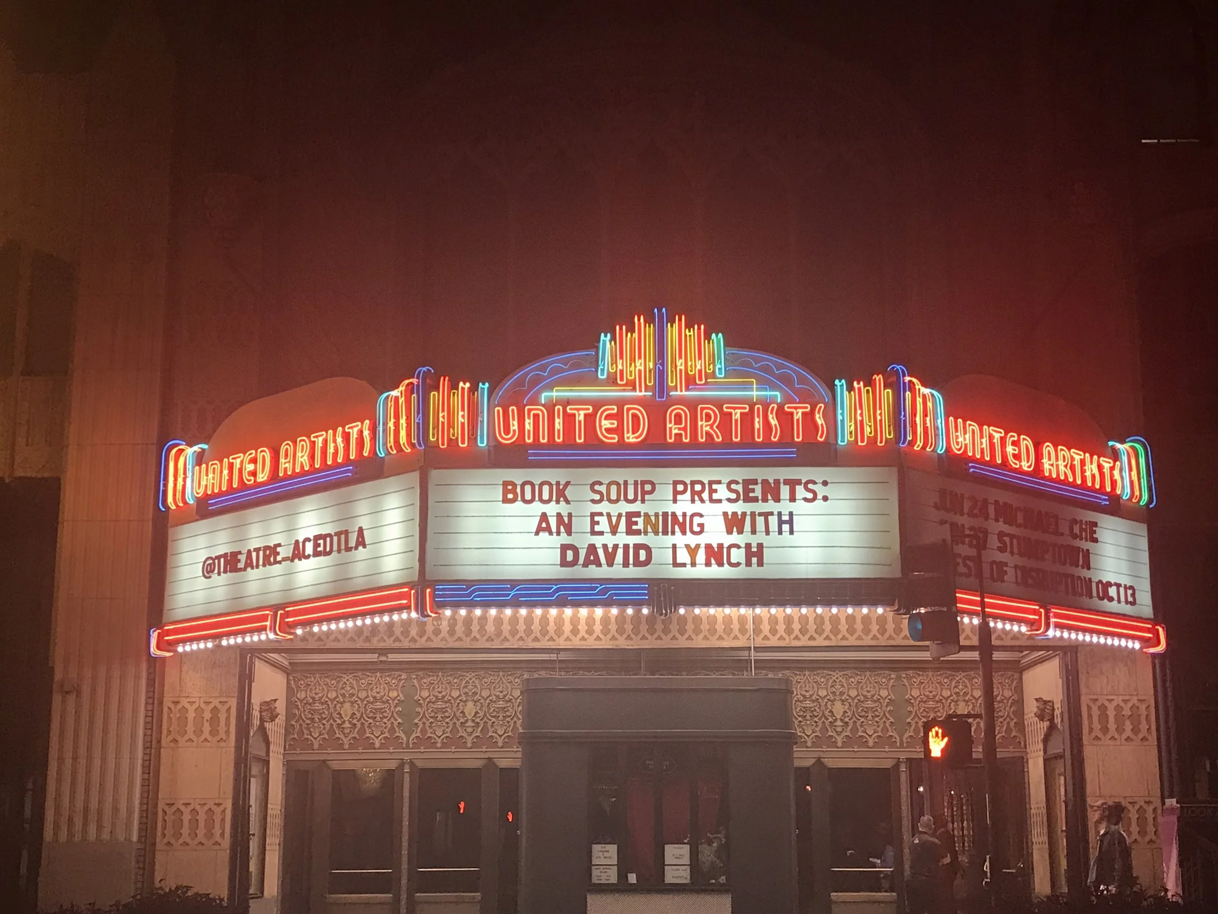 David Lynch - The Ace Hotel, LA (June 21, 2018)