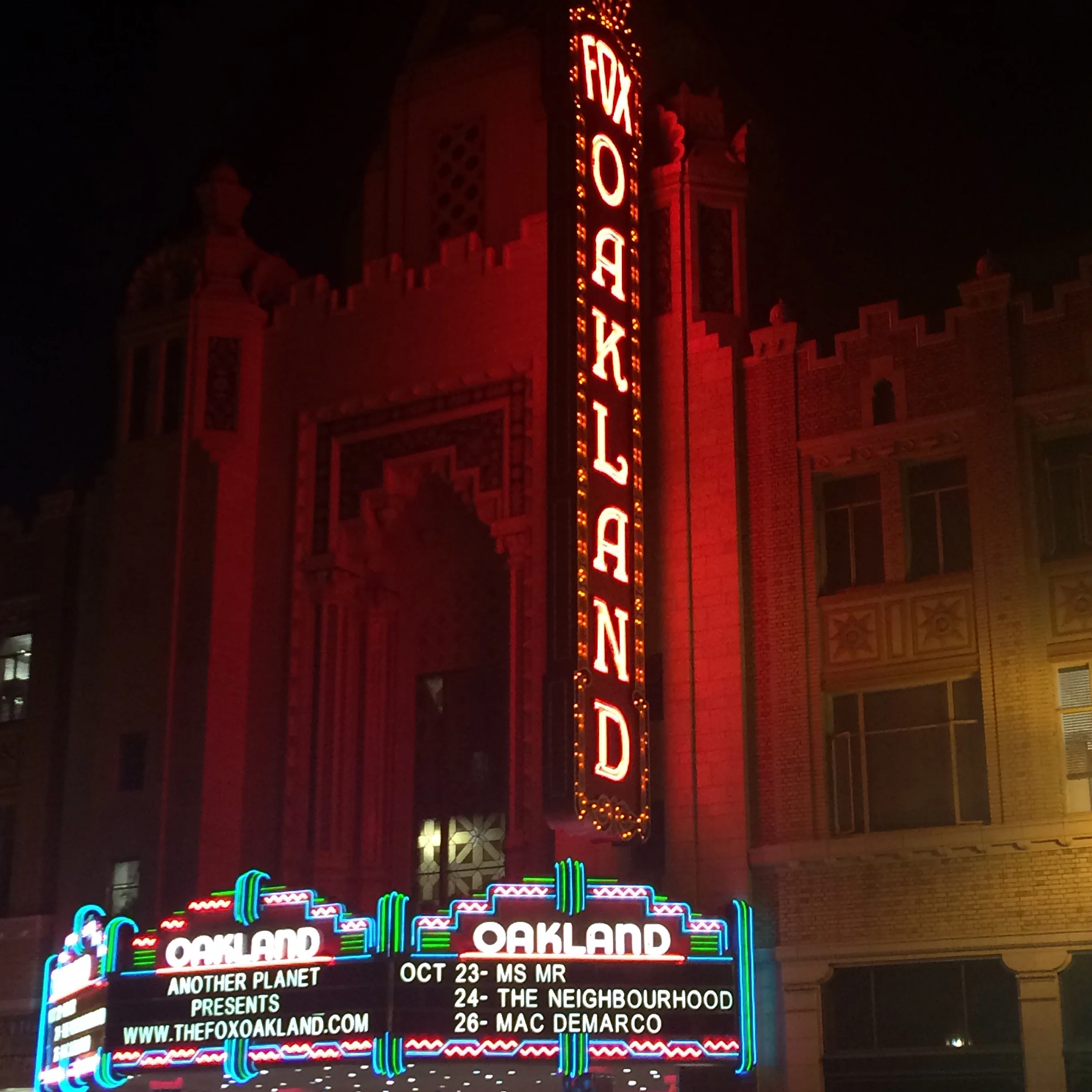MS MR - Fox Theater, Oakland (October 23, 2015)