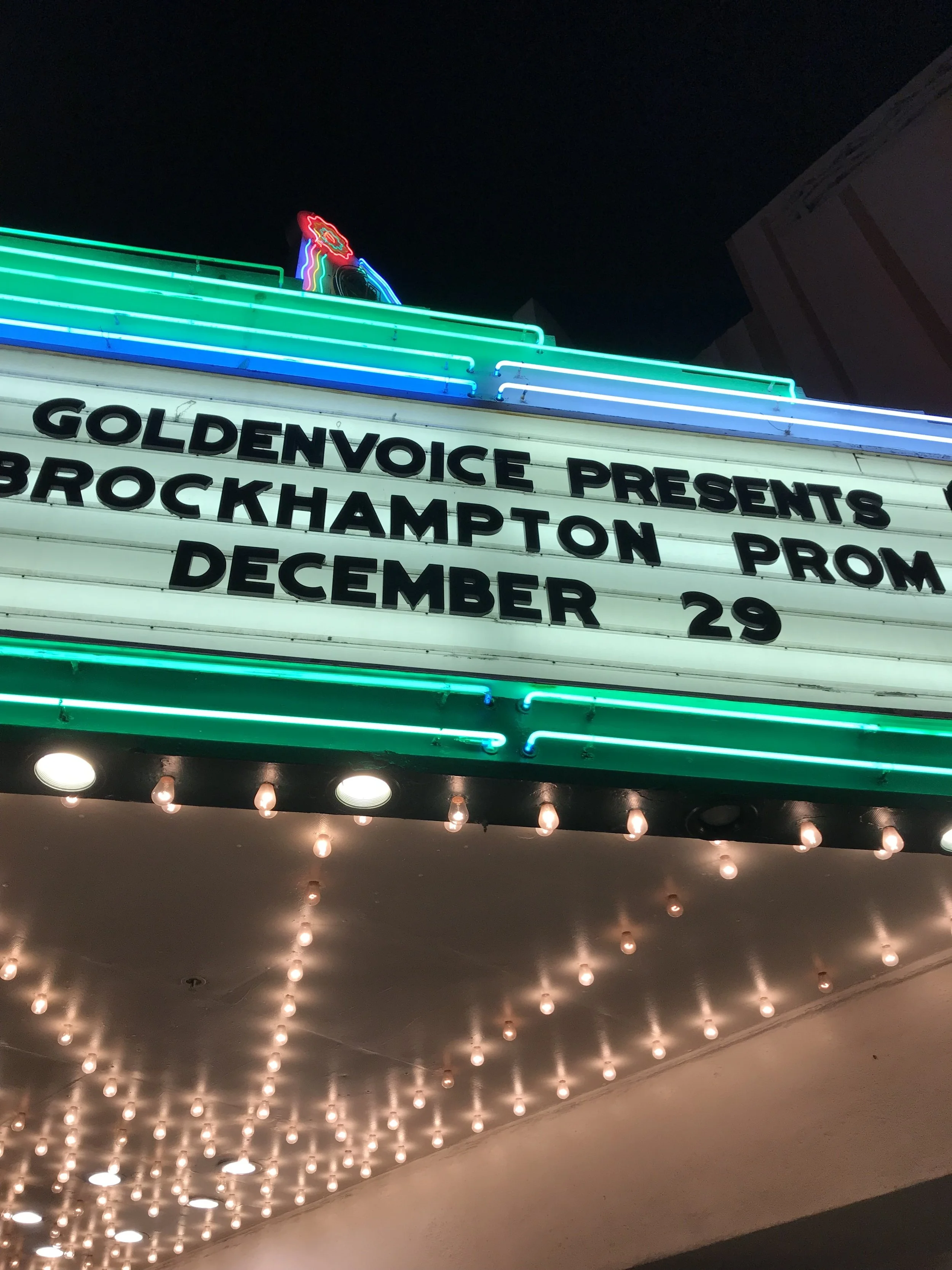 Brockhampton Prom - El Rey Theater, LA (December 29, 2017)