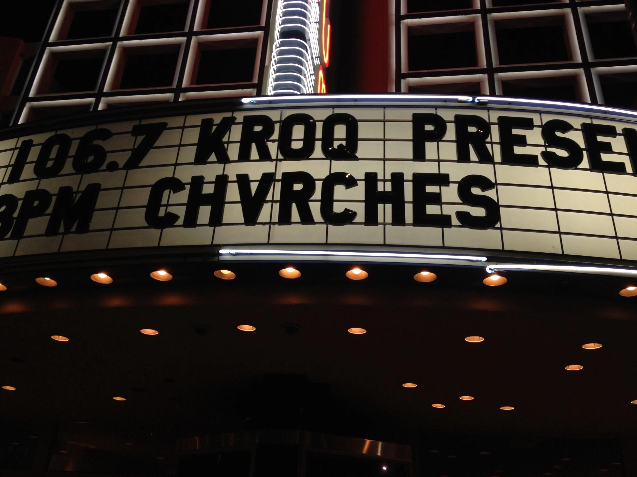 Chvrches - Hollywood Palladium, LA (September 19, 2014)