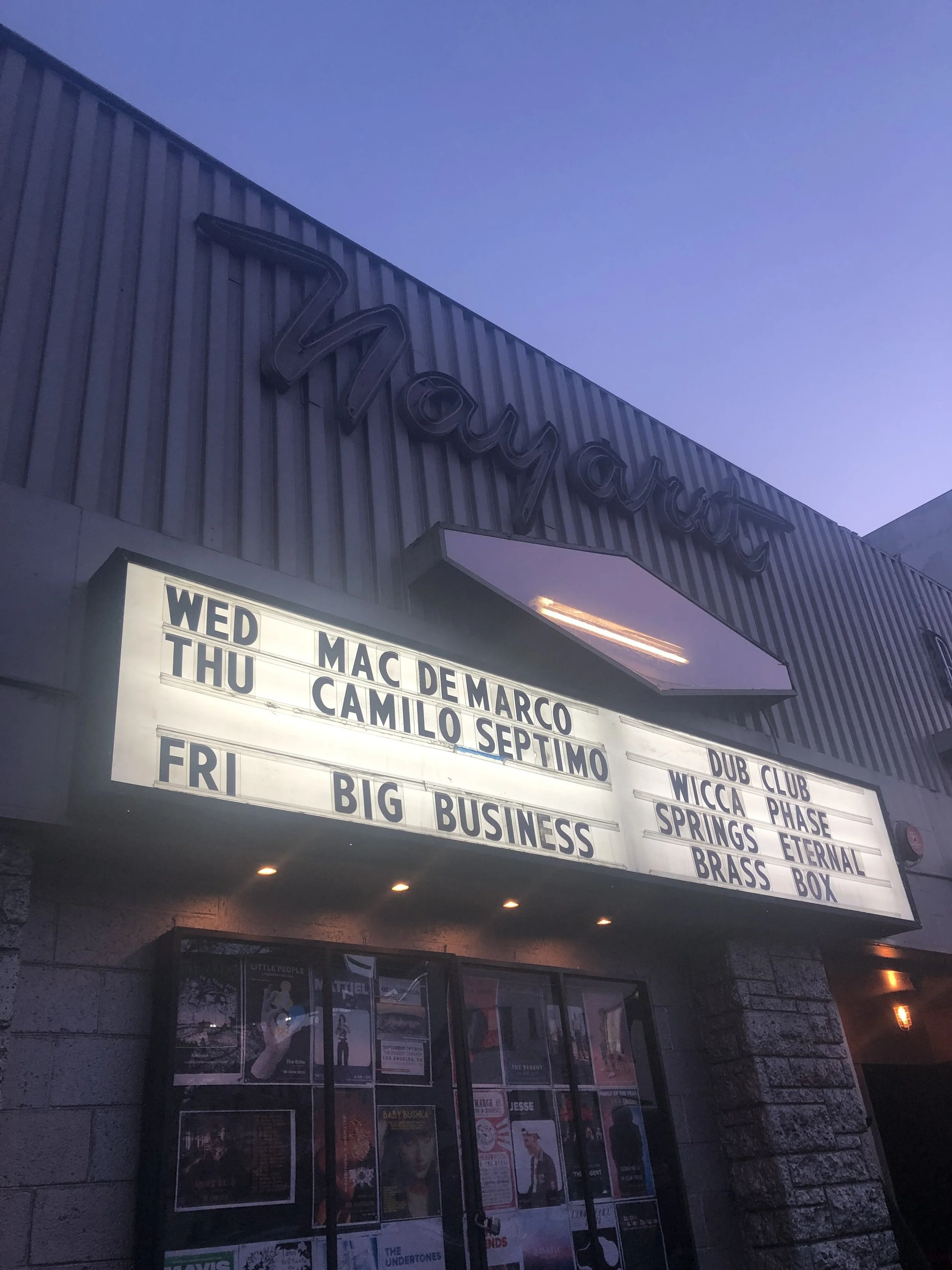 Mac Demarco - The Echo, LA (April 10, 2019)