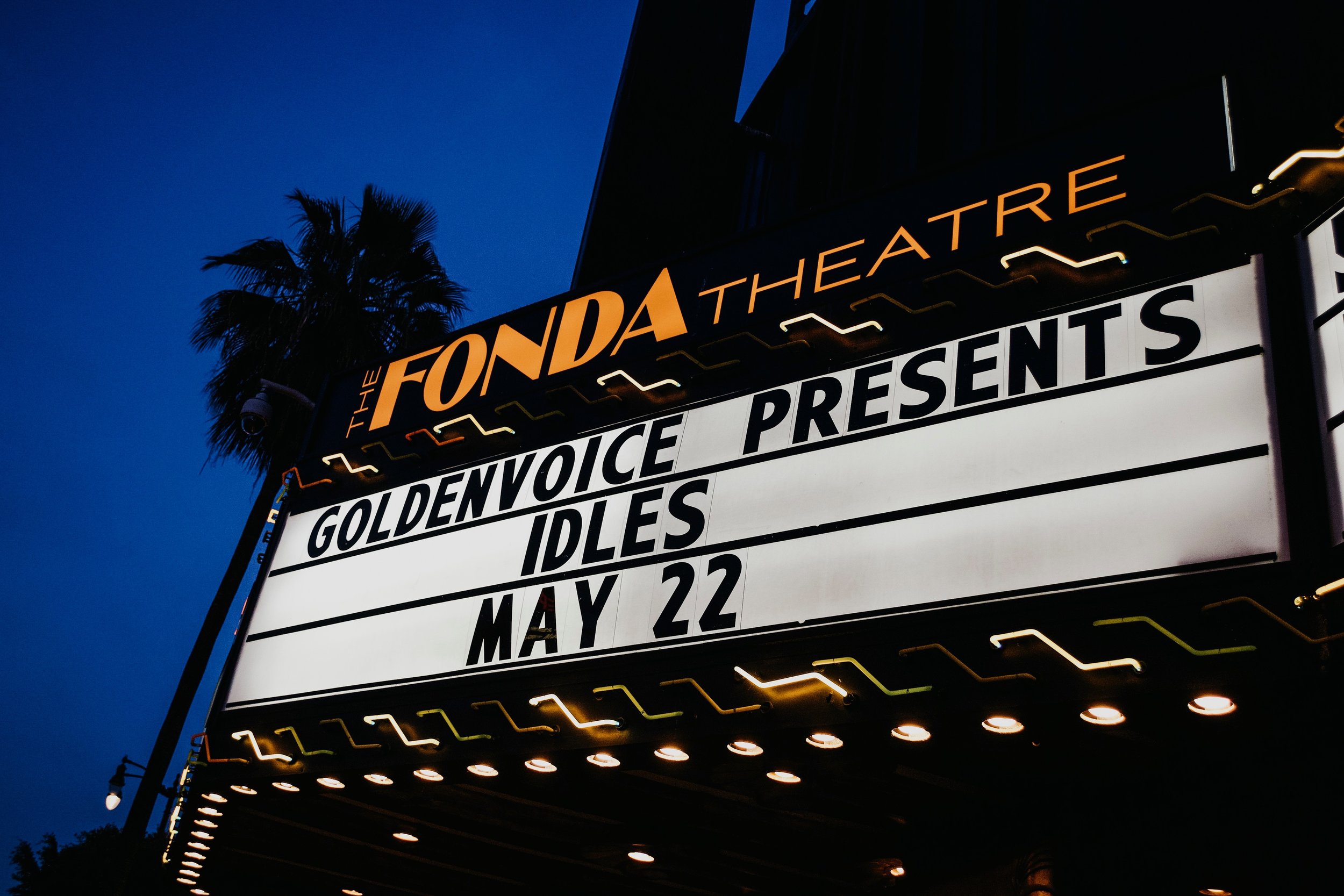 Idles - Fonda Theater, LA (May 22, 2019)