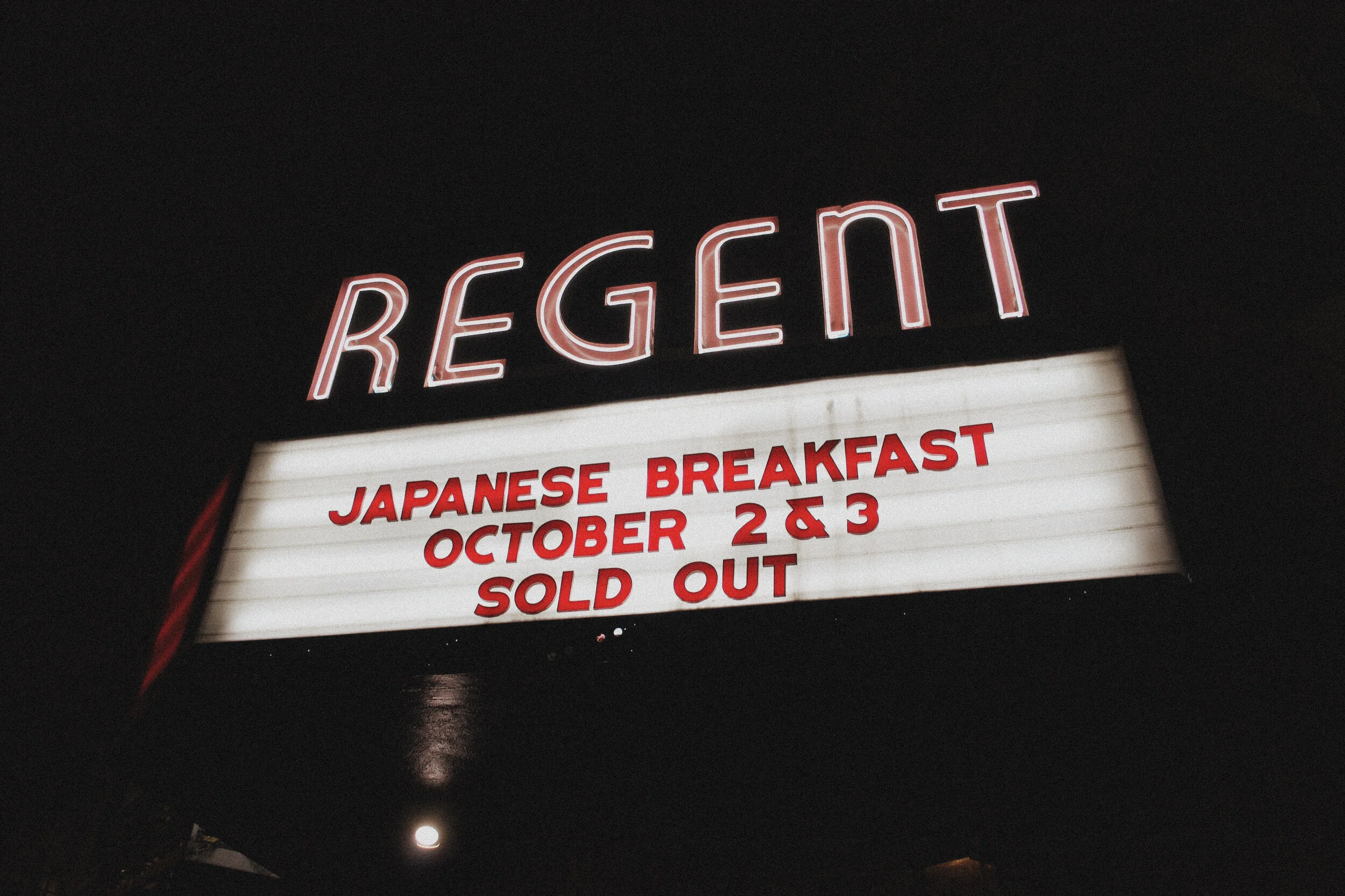 Japanese Breakfast - Regent Theater, LA (October 2, 2021)