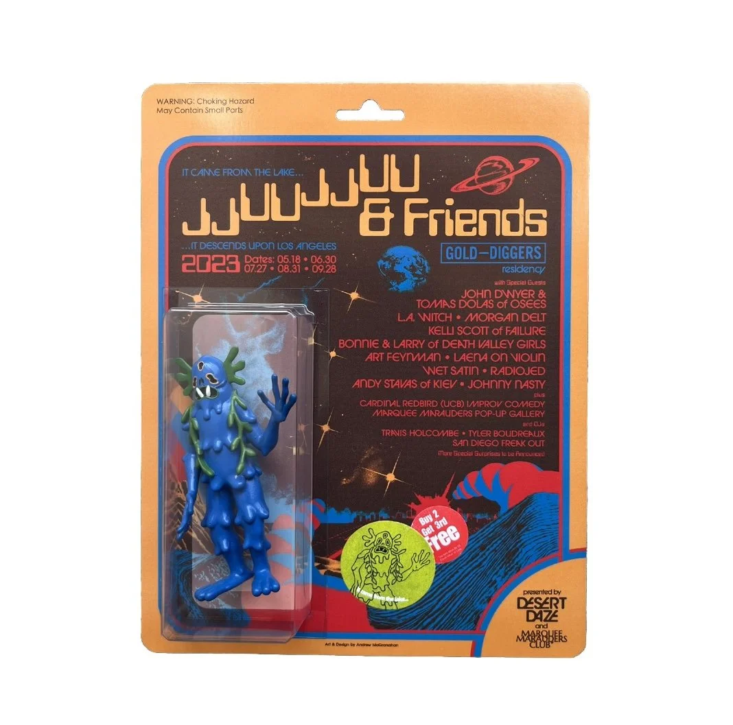 "JJUUJJUU: Gold Diggers Residency 2023 - Swamp Monster (Blue)"