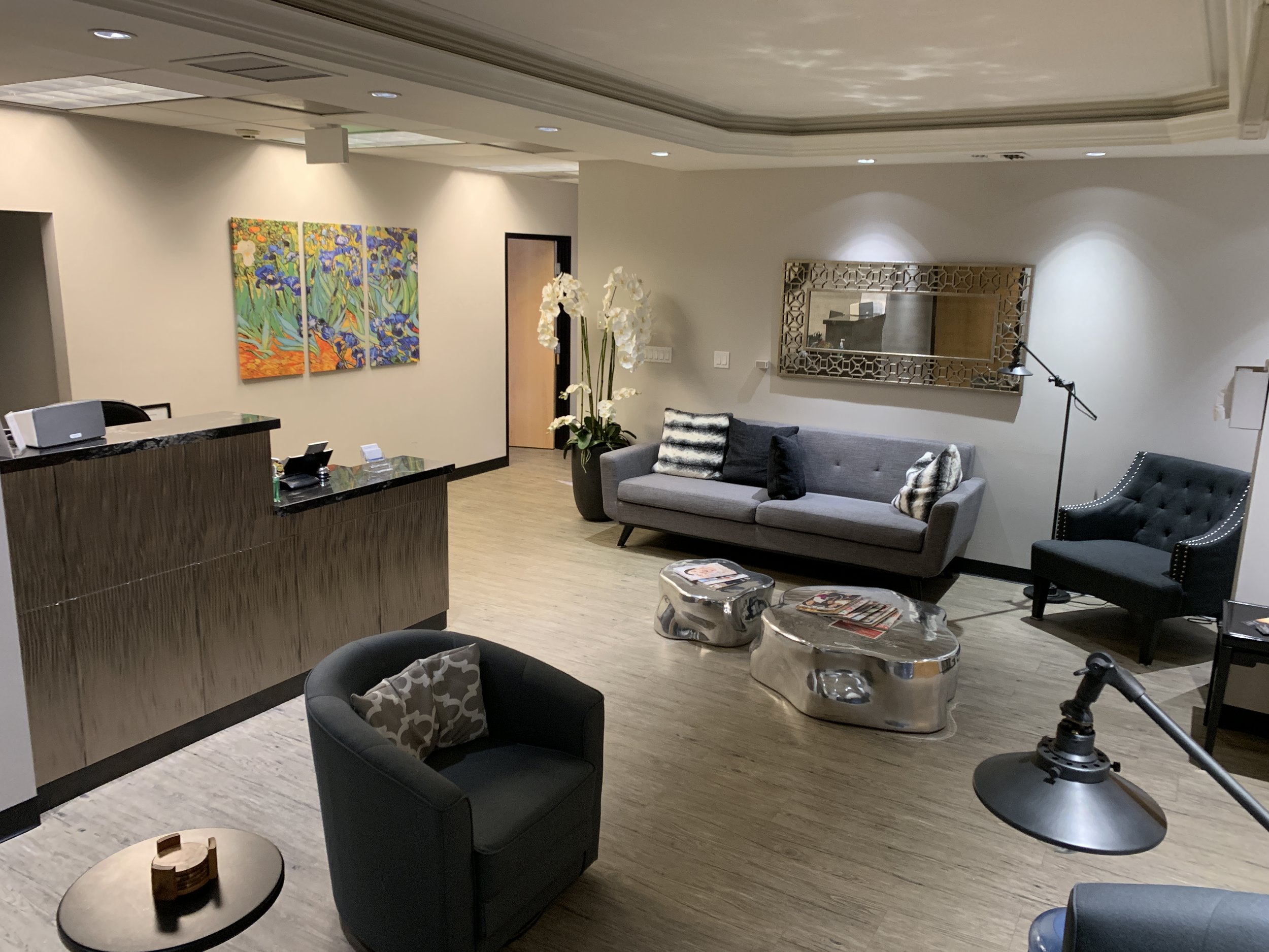 Dr. Levine’s waiting room
