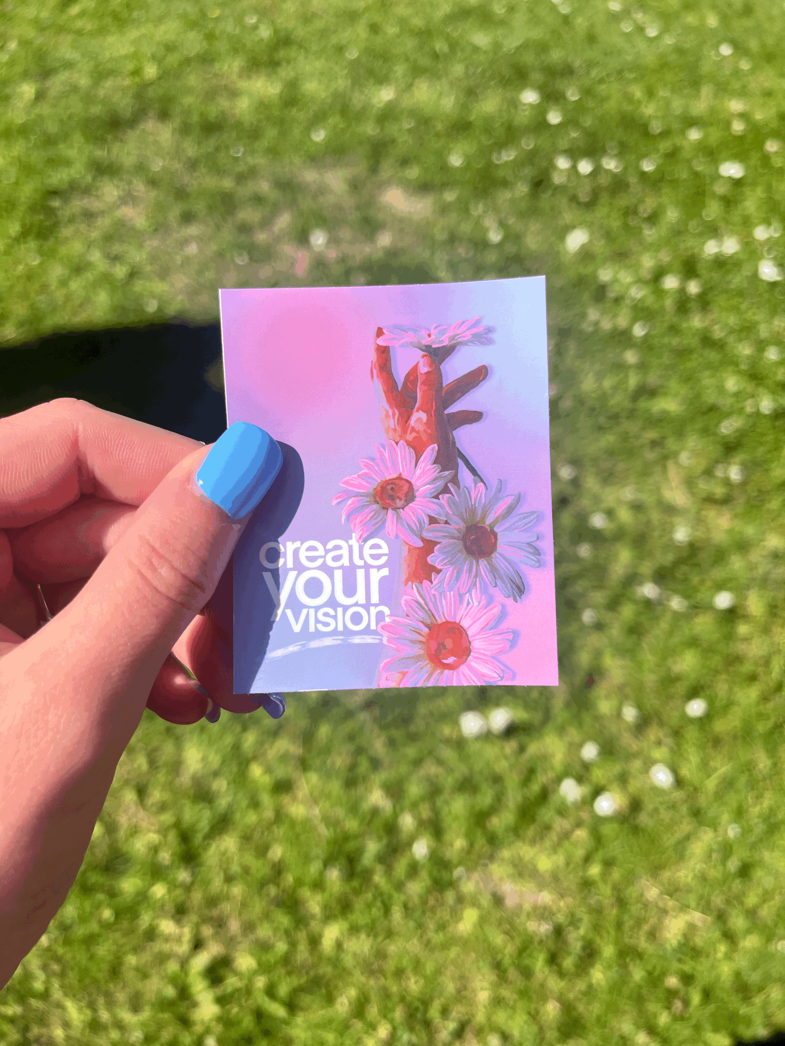 "CREATE YOUR VISION" - sticker