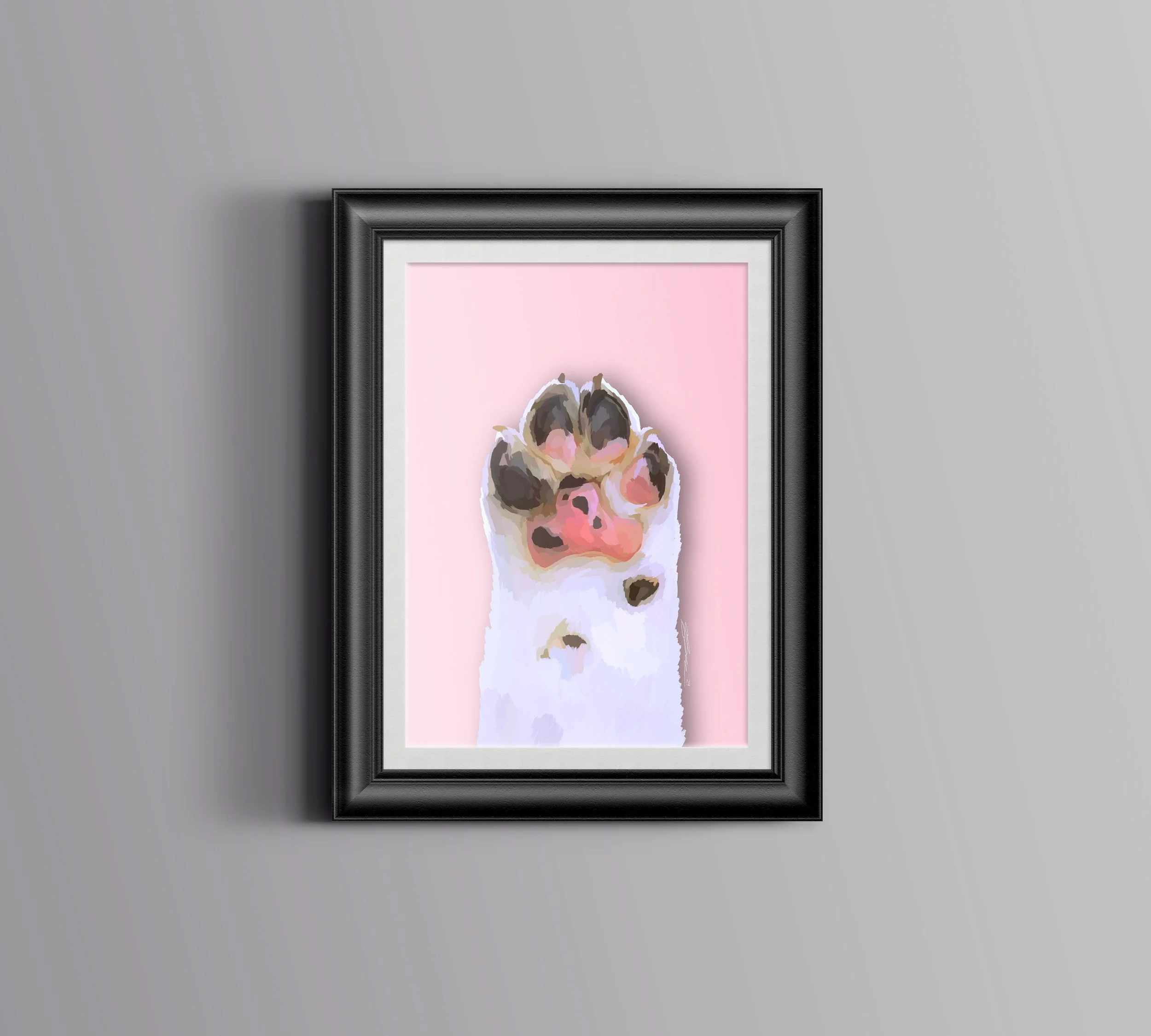 "TOE BEANS" - print