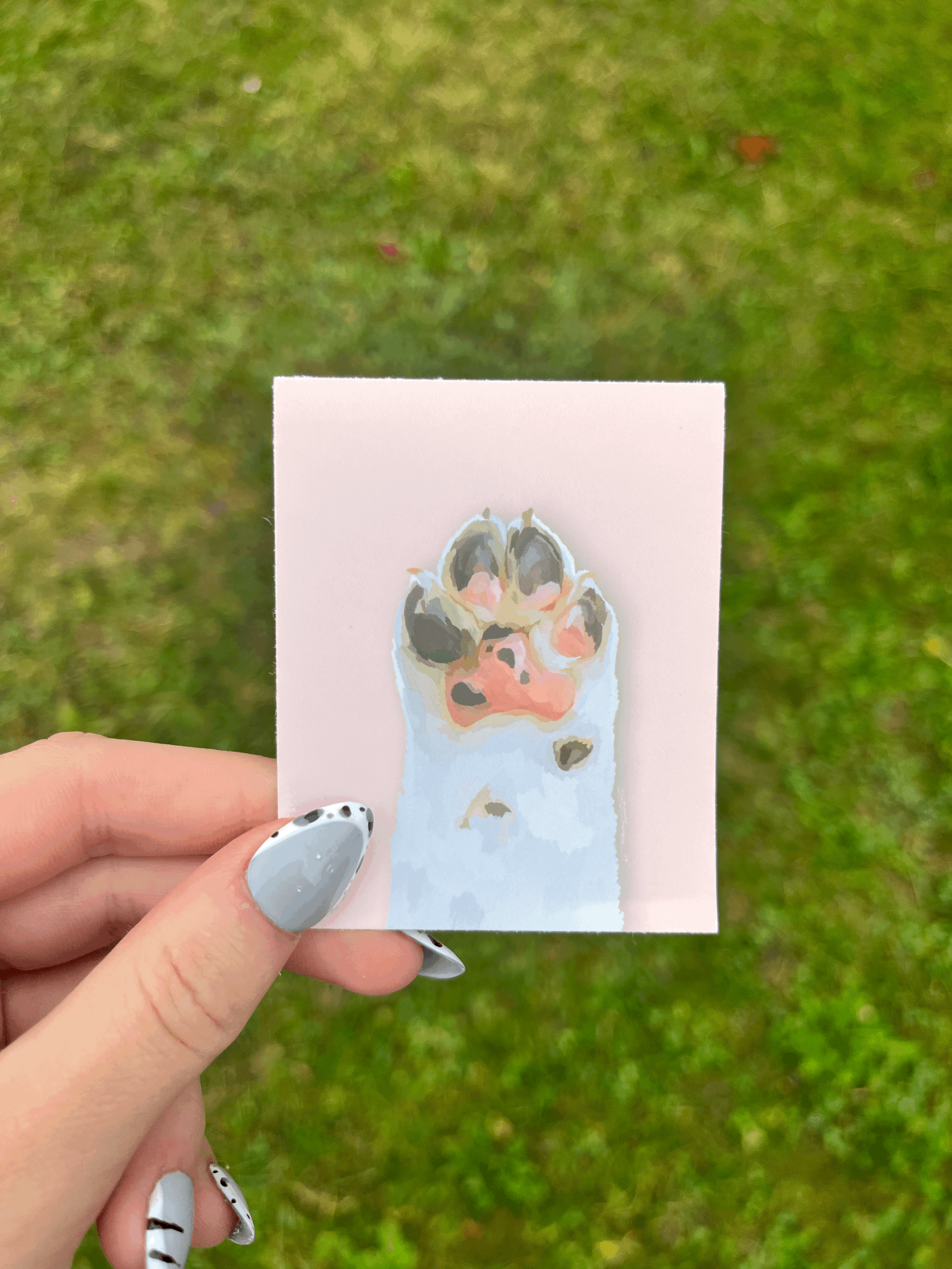 "TOE BEANS" - sticker