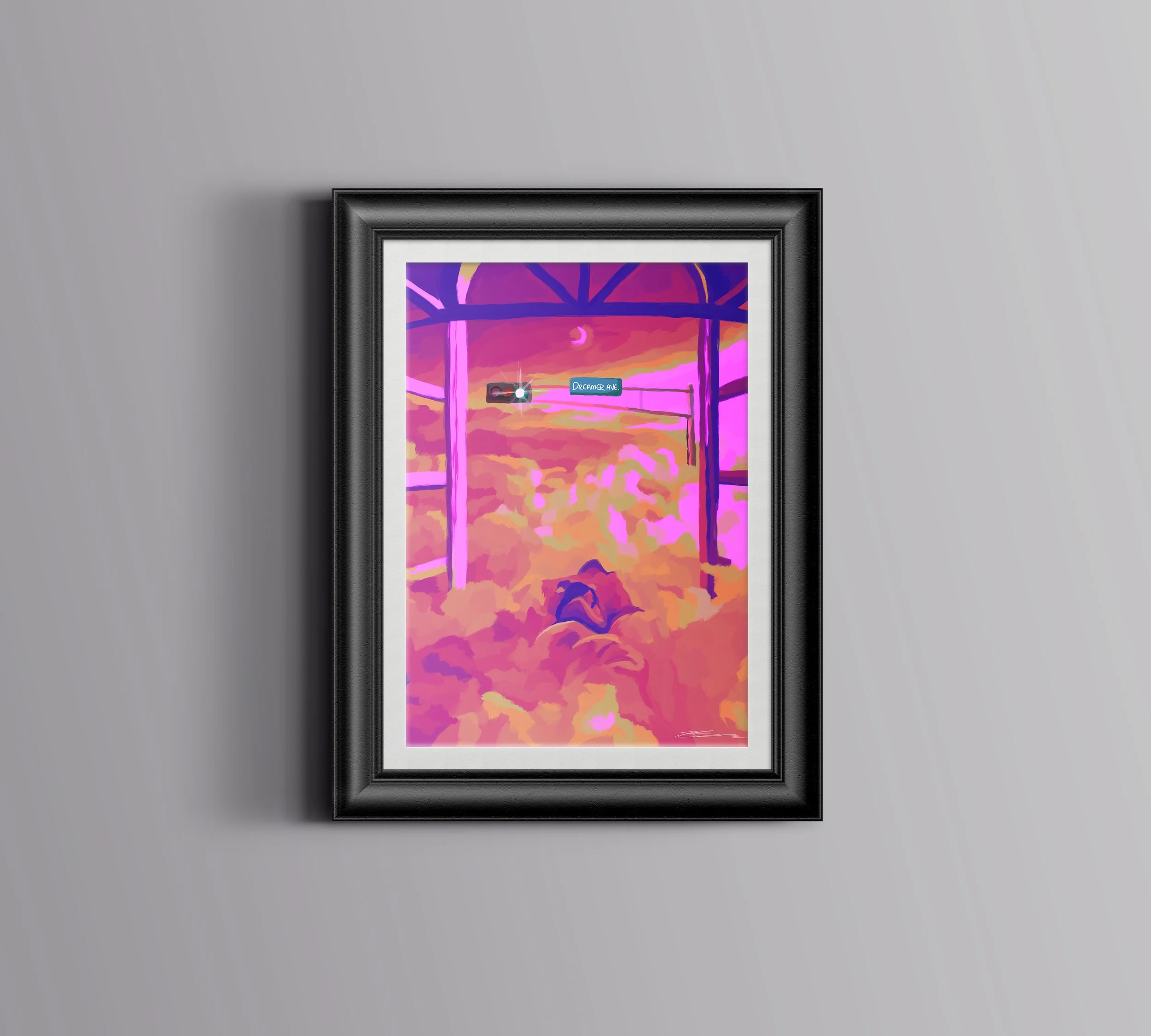 "DREAMER AVE" - print