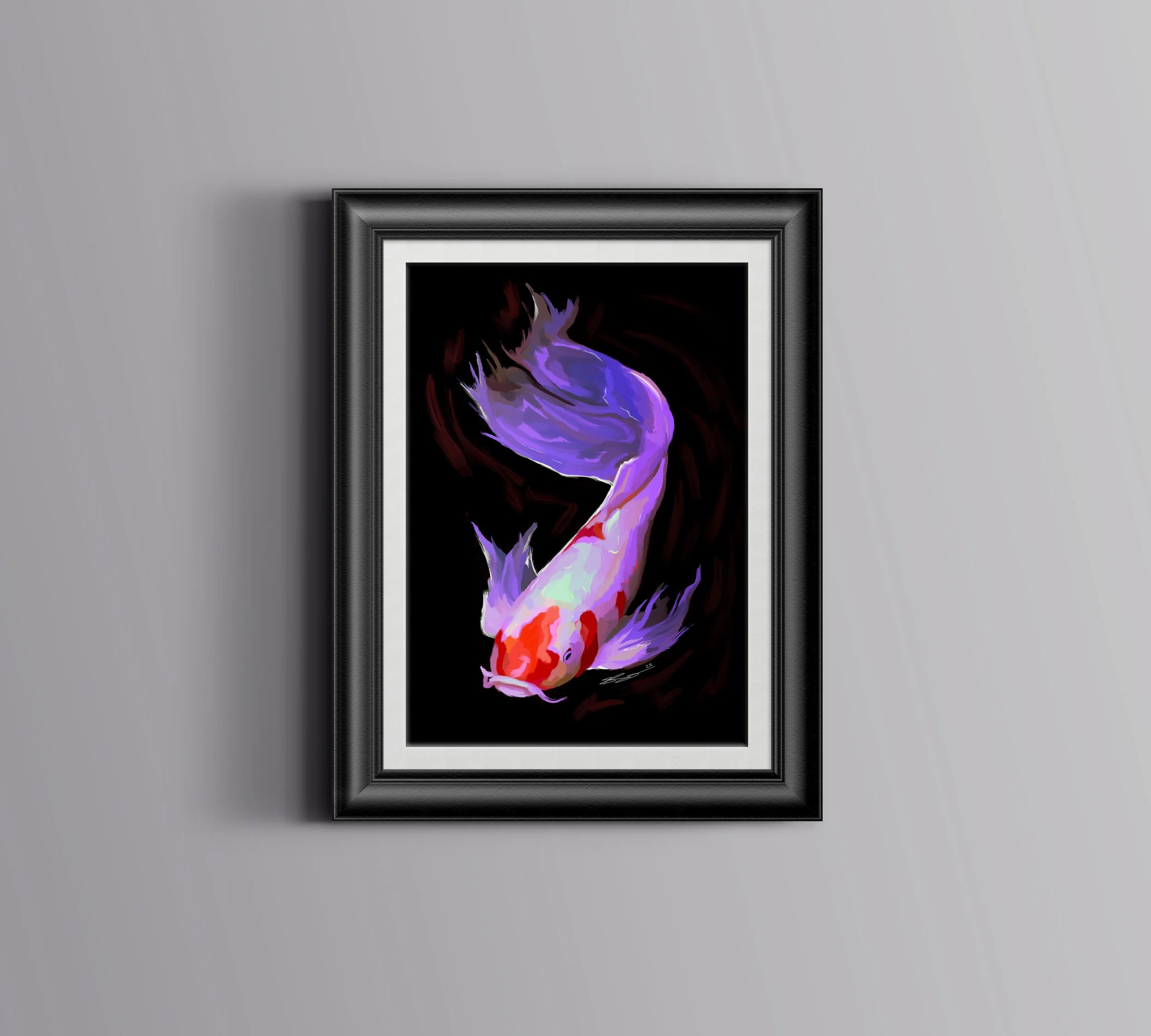 "THE KOI" - print