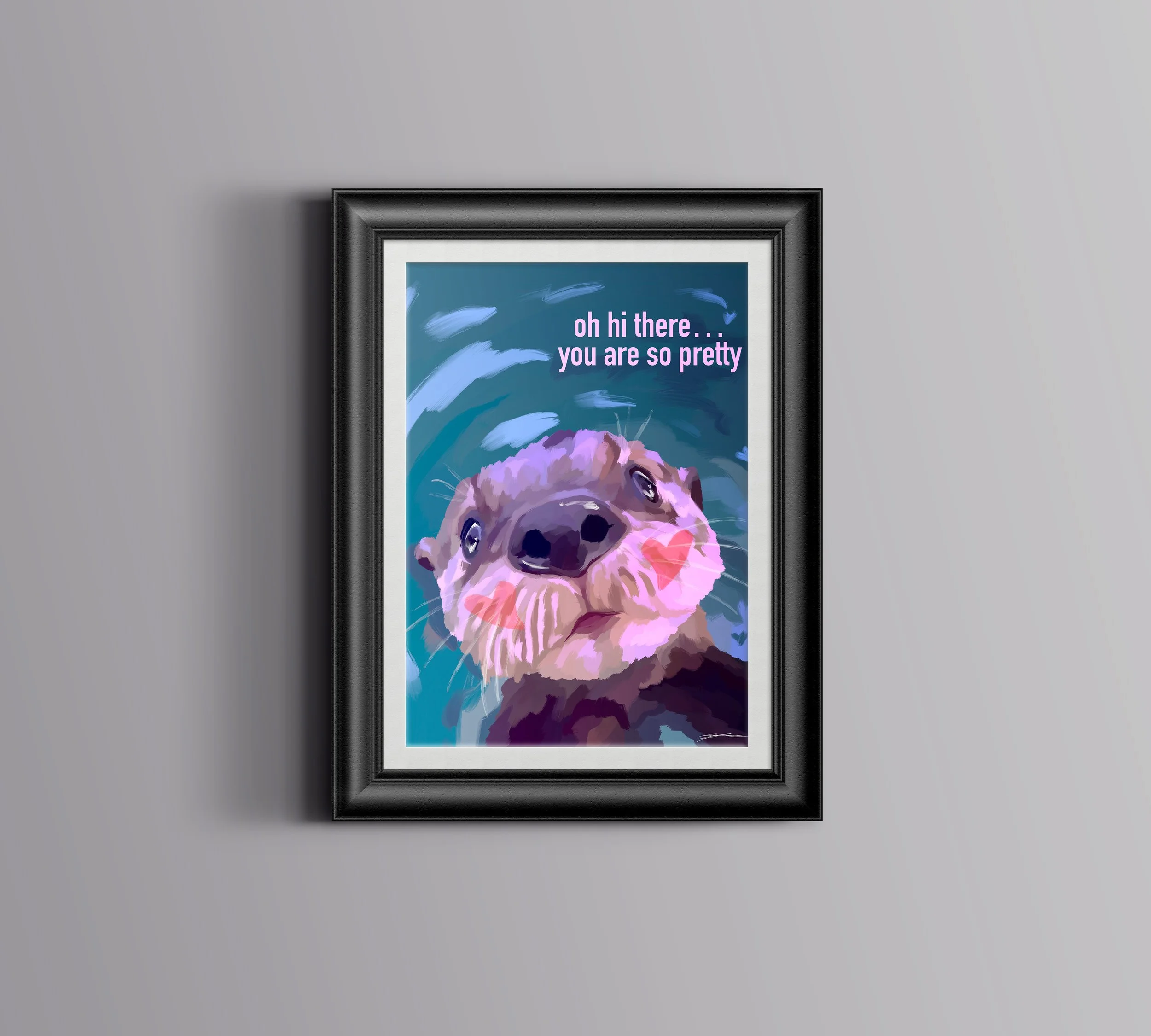 "OTTER" - print