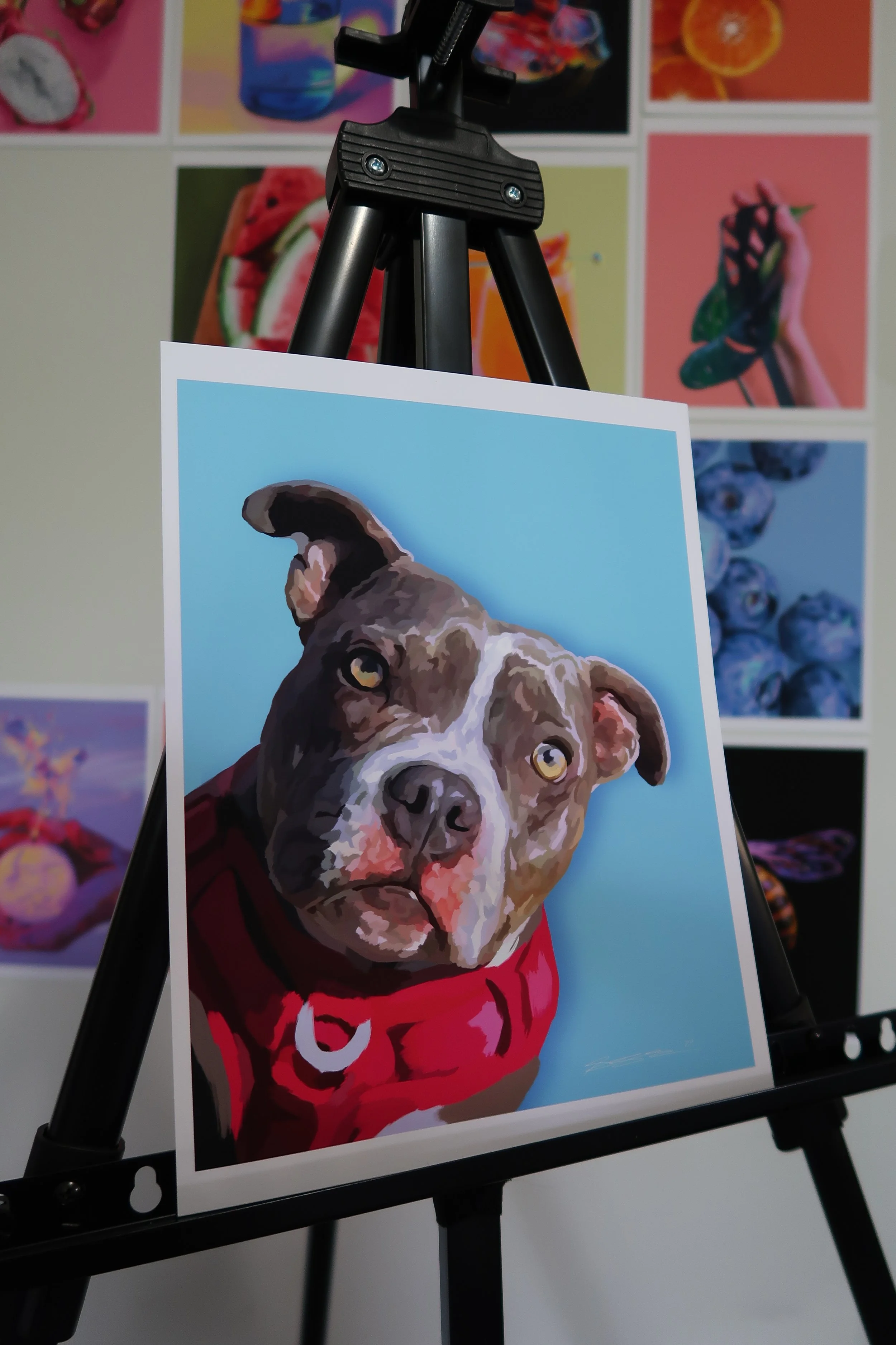 8.5x11 CUSTOM PET PORTRAIT