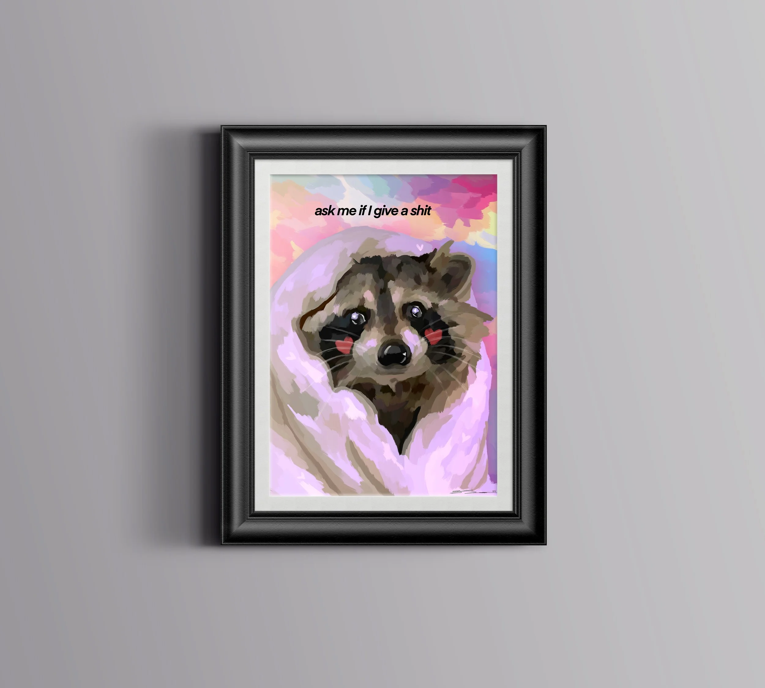 "RACCOON" - print