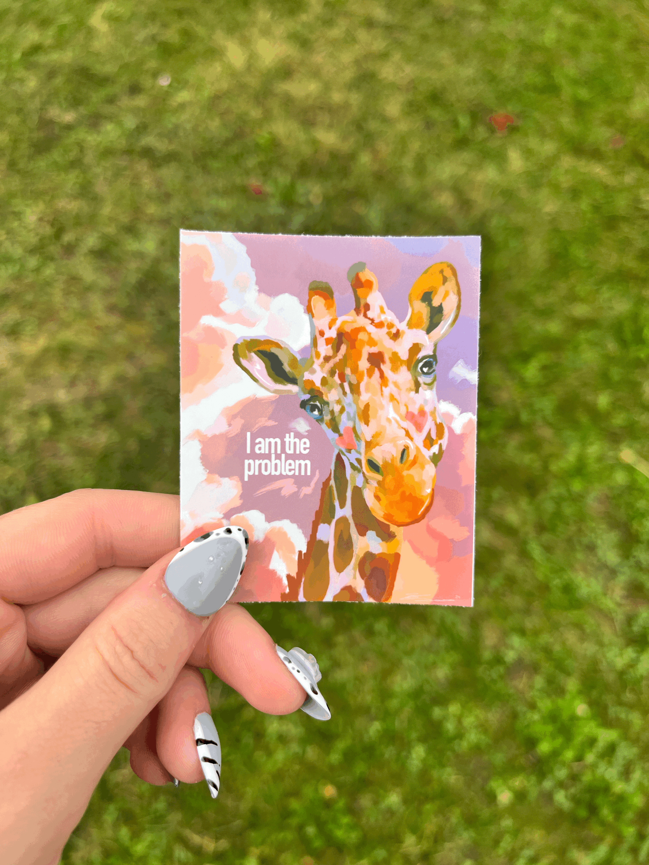 "GIRAFFE" - sticker