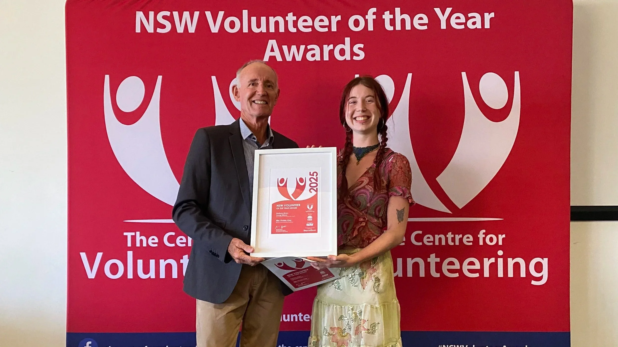 Byron Community Centre Volunteer Named 2025 Northern Rivers Young Volunteer of the Year