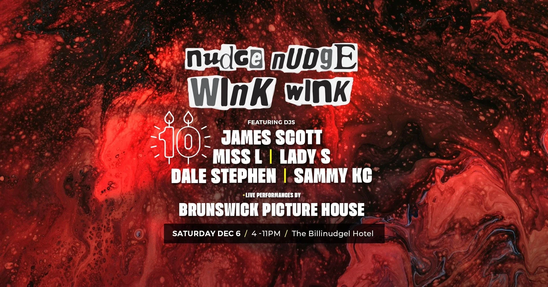 Nudge Nudge Wink Wink 10th anniversary + raffle