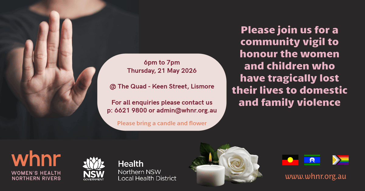Vigil at the Lismore Quad