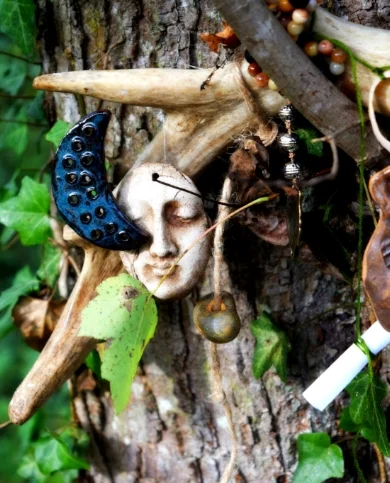 An Outside Altar Dedicated to the Reindeer Mother