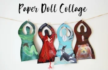 Paper Doll Collages allow you to record your unique insights and meaning of the particular festival or explore an aspect of a particular Ancestral Mother