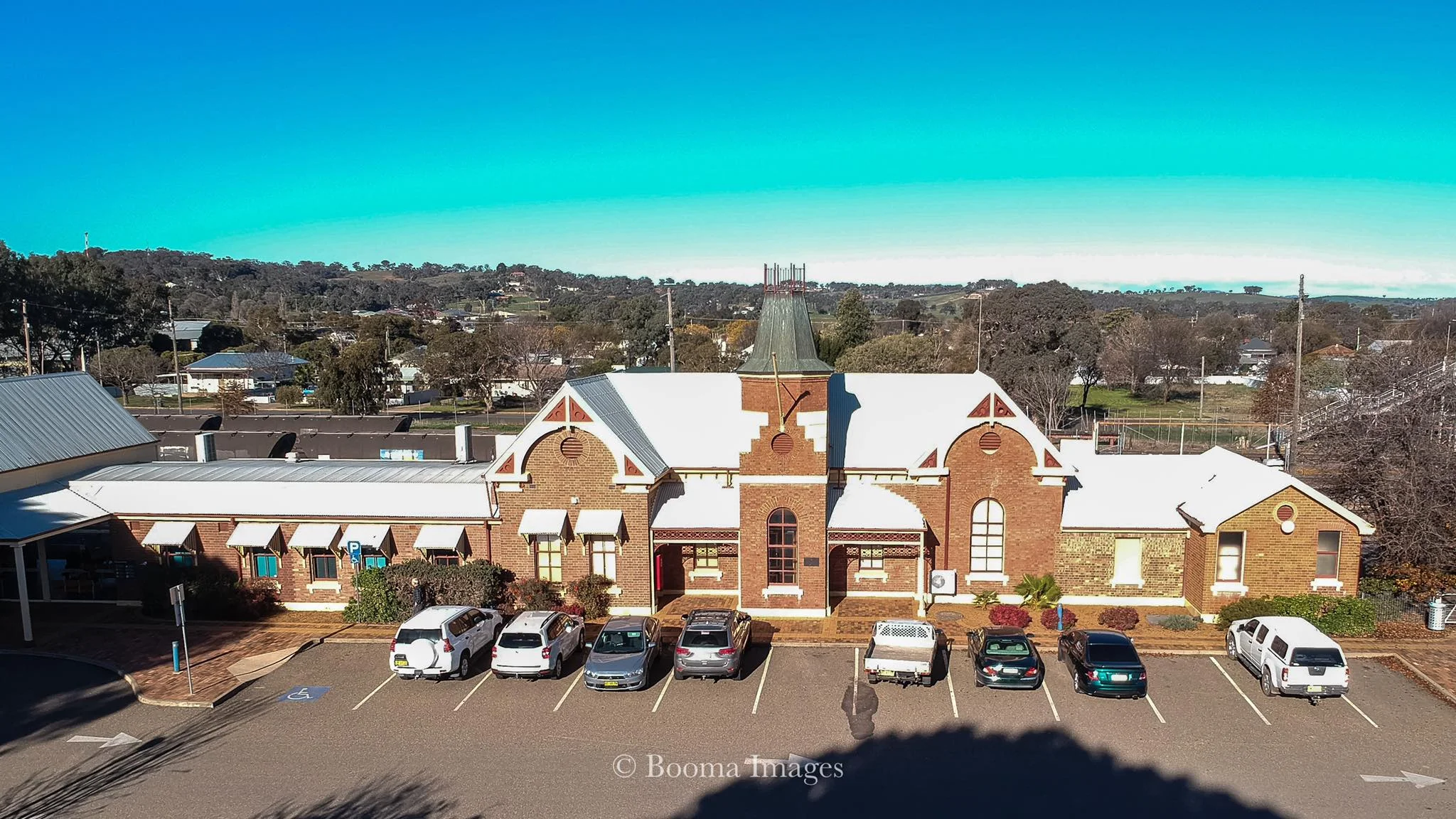 Sky view of Cootamundra Railway Station Photo Credit: Anthony lynch, Booma Images