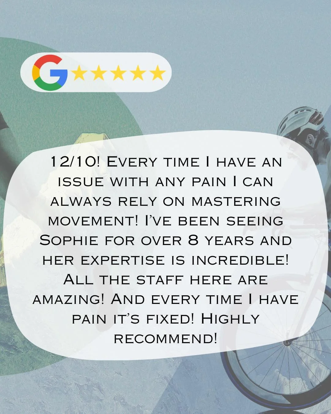 WE ARE BLUSHING! Thankyou for the kind words 🥰💚💙
#masteringmovement #chelsea3196 #bayside #rehab #livebetter #feelbetter #injuryprevention #injury #movebetter #health