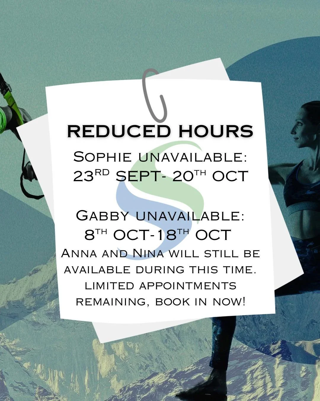 Limited appointments over the next couple weeks! Get in quick to secure your spot.⏳📆
#masteringmovement #chelsea3196 #bayside #rehab #livebetter #feelbetter #injuryprevention #injury #movebetter #health