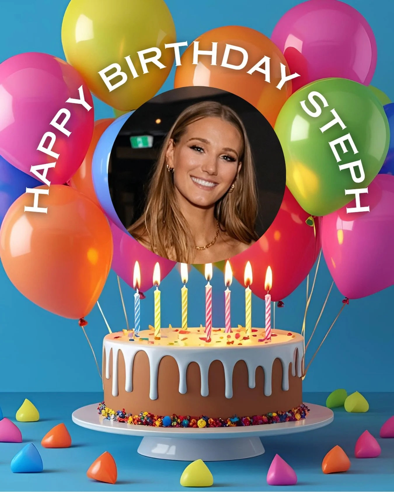 HAPPY BIRTHDAY STEPH!🎉 
Wishing you the best day and an even better year ahead🤩💪🎈