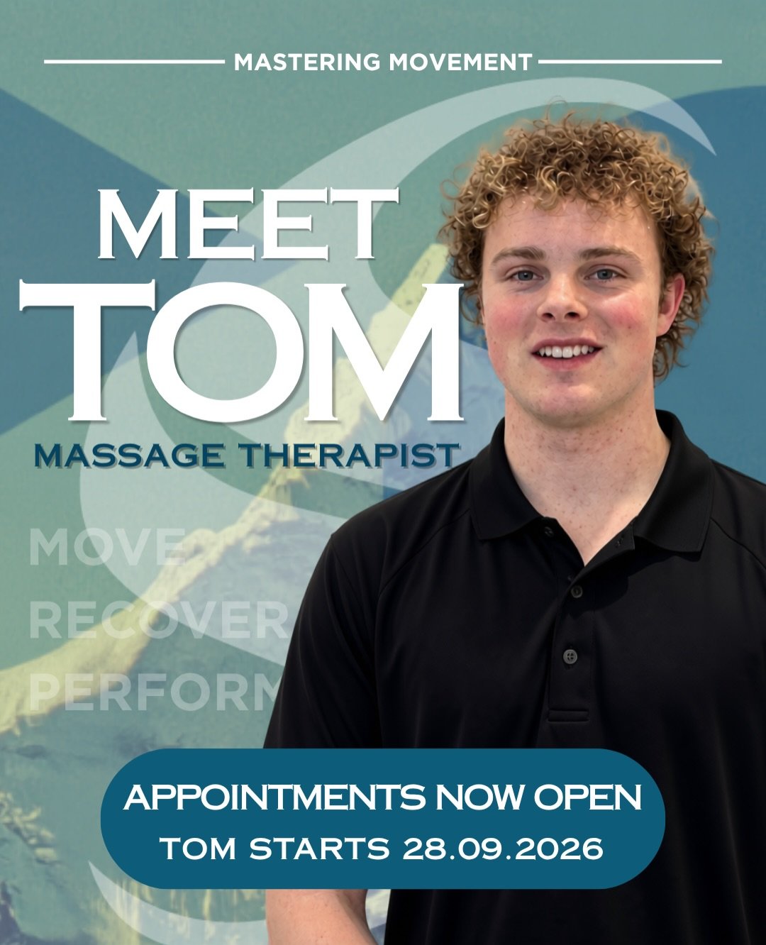 🙌MEET TOM🙌

A warm welcome to our newest member of the MM team! 
Massage therapy is just one part of what he brings to the table, with plenty more in the works👀

Bookings are officially OPEN for Mondays + Fridays starting from 28.09
Get in quick -