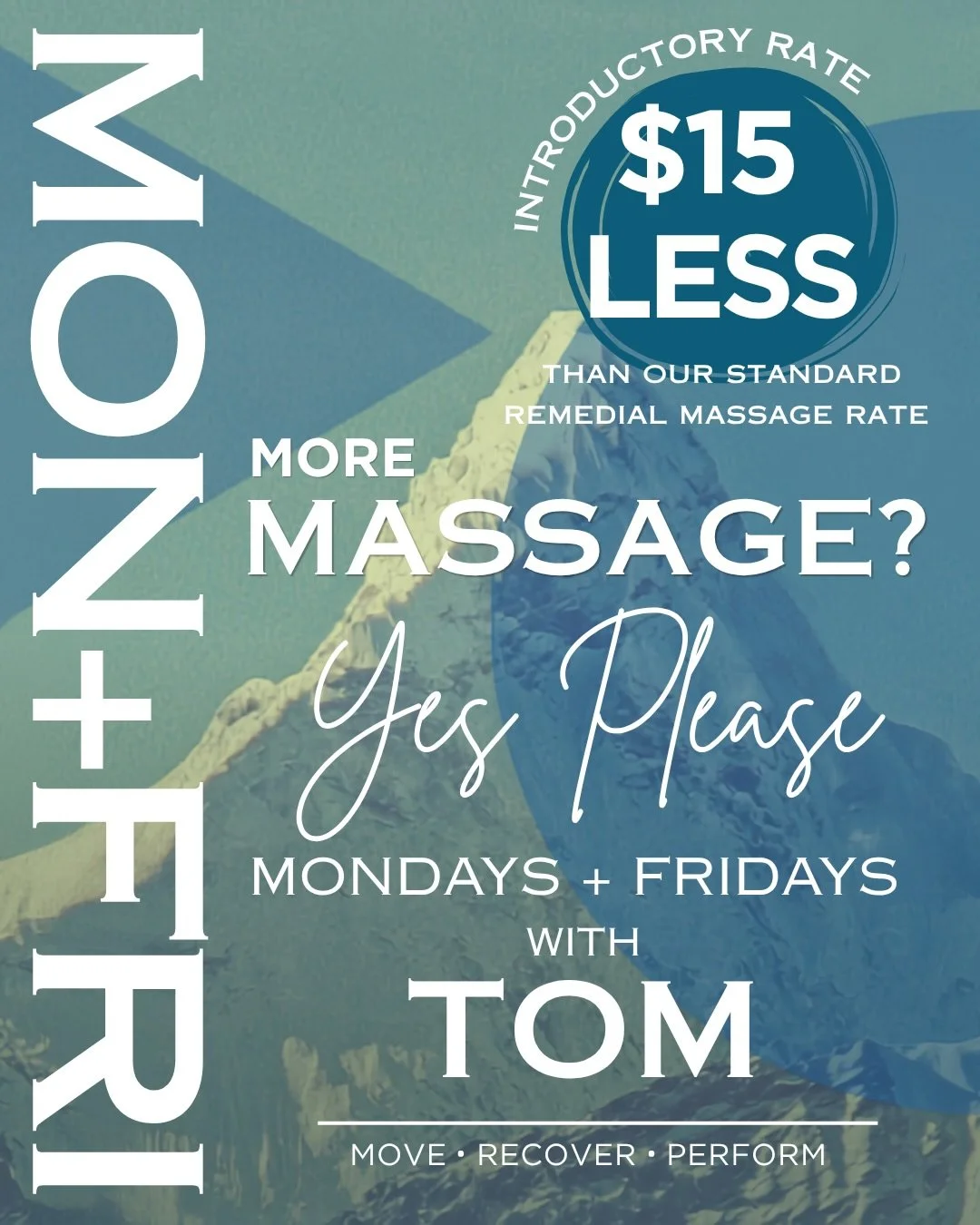 More massage? Yes please!💆&zwj;♂️

Tom&rsquo;s books are officially OPEN!

While Tom continues his studies towards his Diploma of Remedial Massage, you can book a massage with him at an introductory rate- ✨$15 less✨ than our standard remedial massag