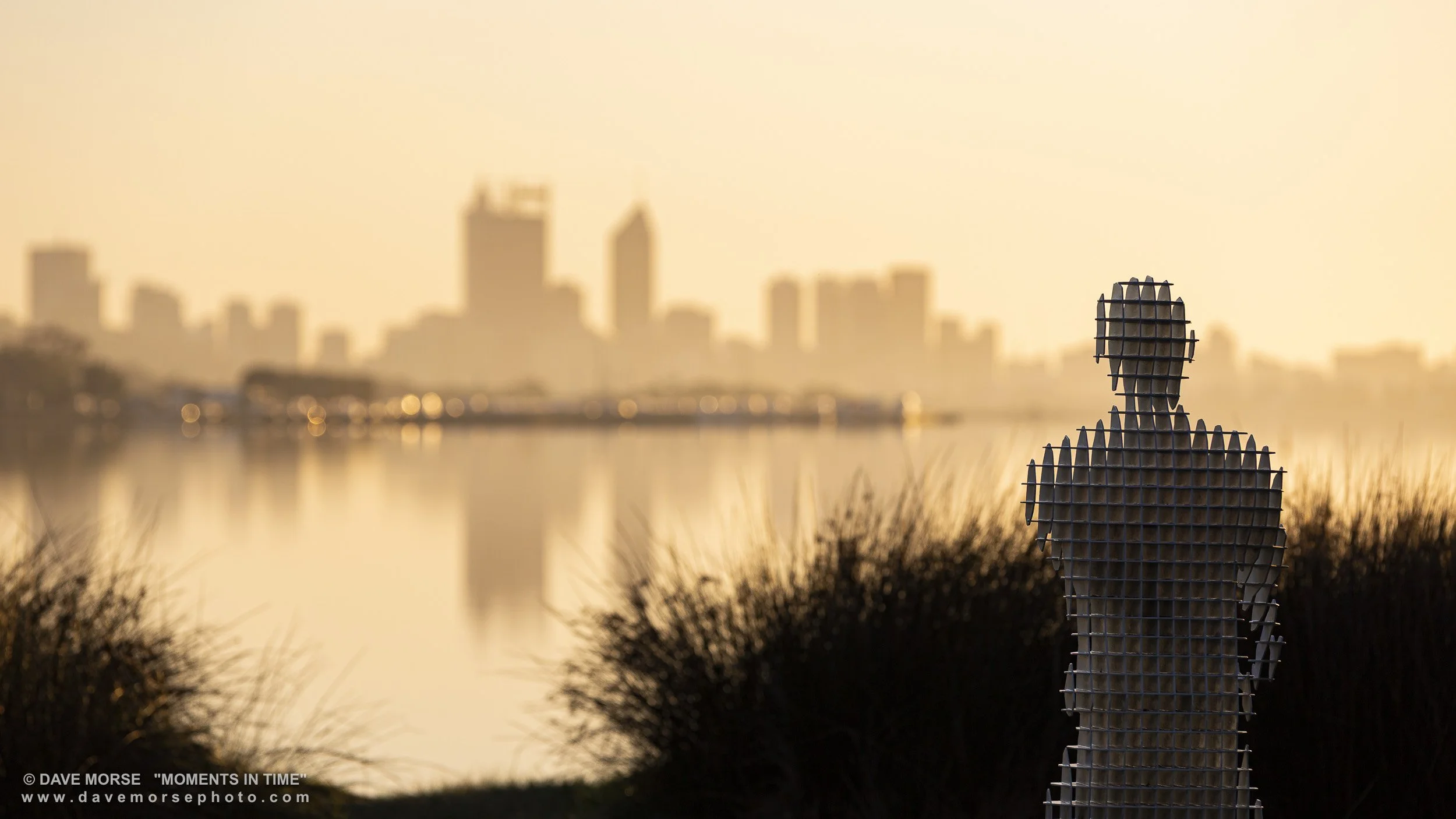 Attadale. Image No. 003318819.169 ... Hazy morning at the dog sculptures. 18/8/2019.