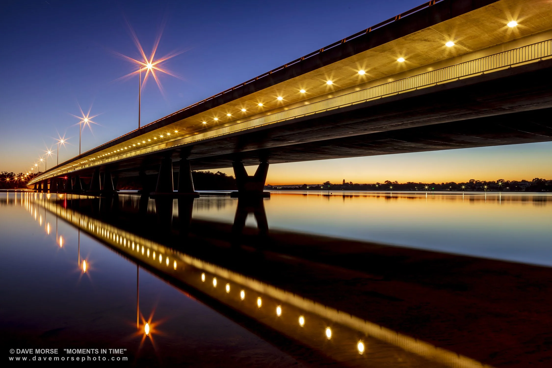 Bridges. Image No. A1360.7517.32 ... Dawn at Mt. Henry Bridge, Mt. Pleasant. 7/5/2017.