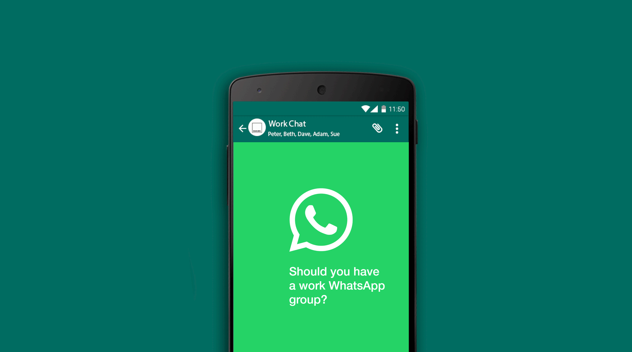 Should you have a work WhatsApp group?