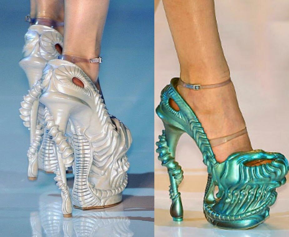 alexander mcqueen alien heels