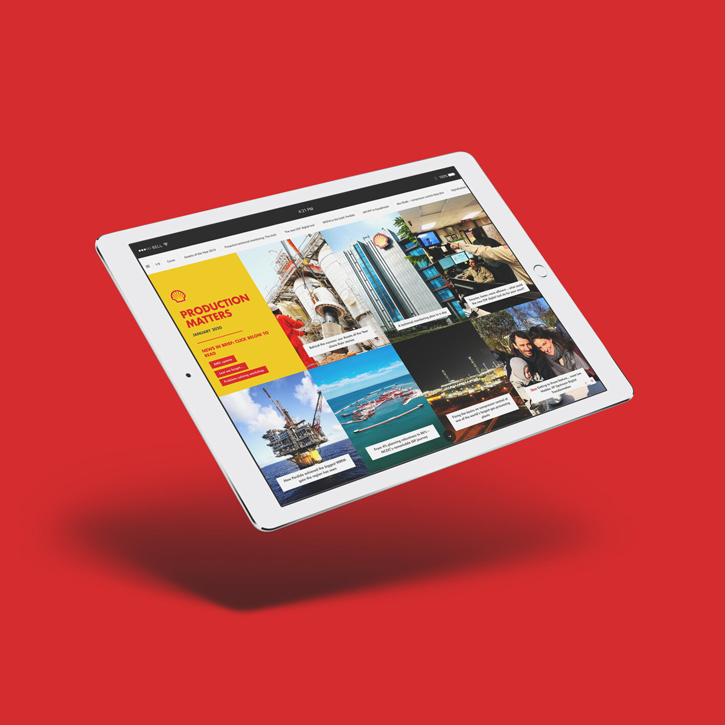 &lt;strong&gt;Shell – Production Matters.&lt;/strong&gt; Turning a print magazine into an interactive digital magazine and proving its impact.