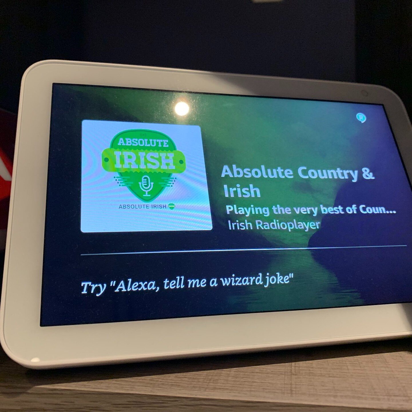 Don&rsquo;t forget you can listen to AIR on #Alexa Download the Irish Radioplayer skill and &ldquo;hey Alexa, play absolute country and Irish on the Irish radio player&rdquo; #radio #irish #country