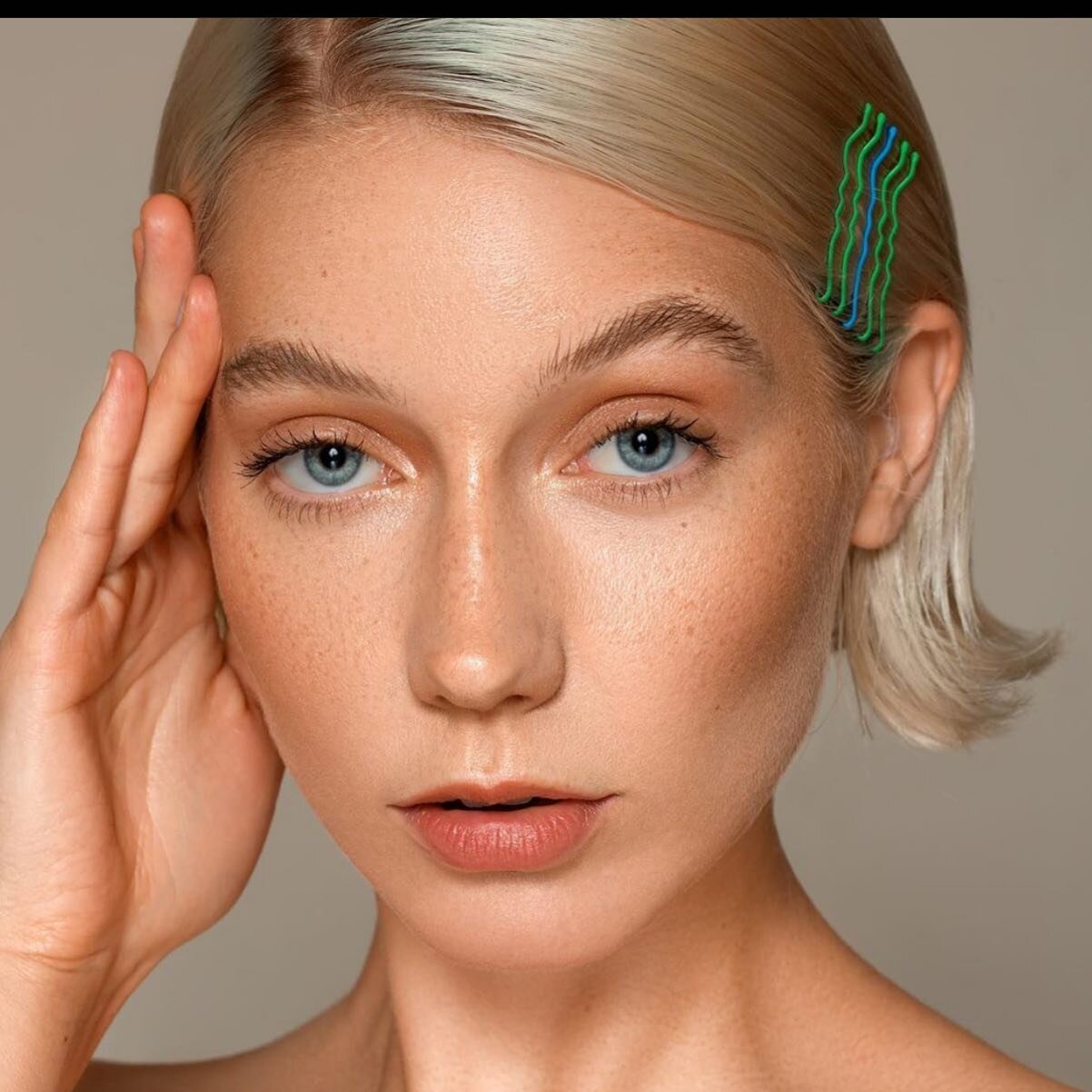 Tilda 💚 by @joelenekylie @mia_mihaela_makeup #thehairdesk #beauty #model #testshoot #editorial #newface #modellife