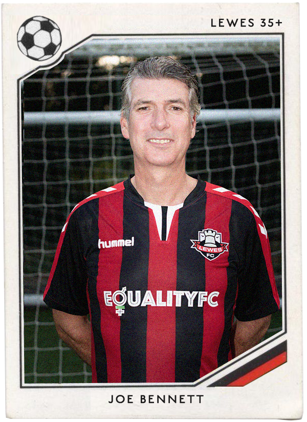 NAME: Joe Bennett POSITION : Defender TEAM : Brighton FOOTIE MOMENT : Watching Viv Anderson for Nottingham Forest in the 1980's against Chelsea at Stamford Bridge