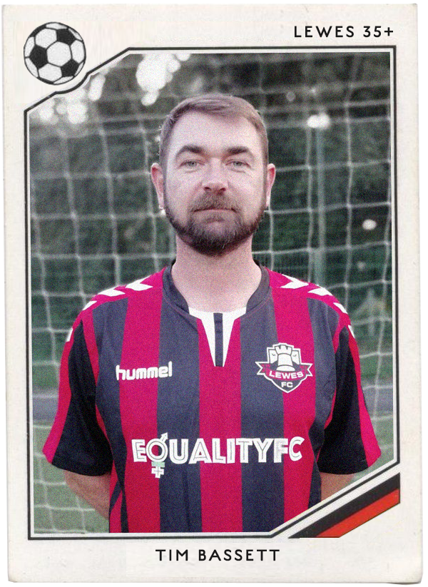 NAME: Tim Bassett POSITION: Midfield TEAM: Brighton FOOTIE MOMENT: Watching my son score a hat-trick against the seagulls under 8's