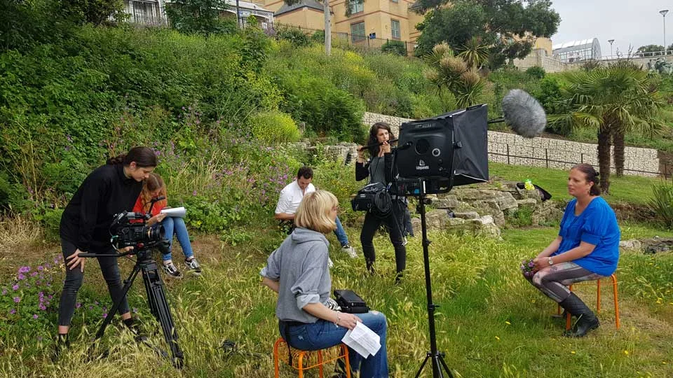 On location in Southend.