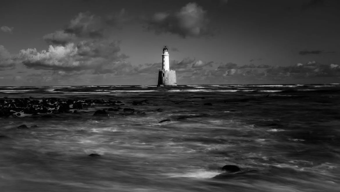 Black &amp; White Edit: Rattray Head Beach