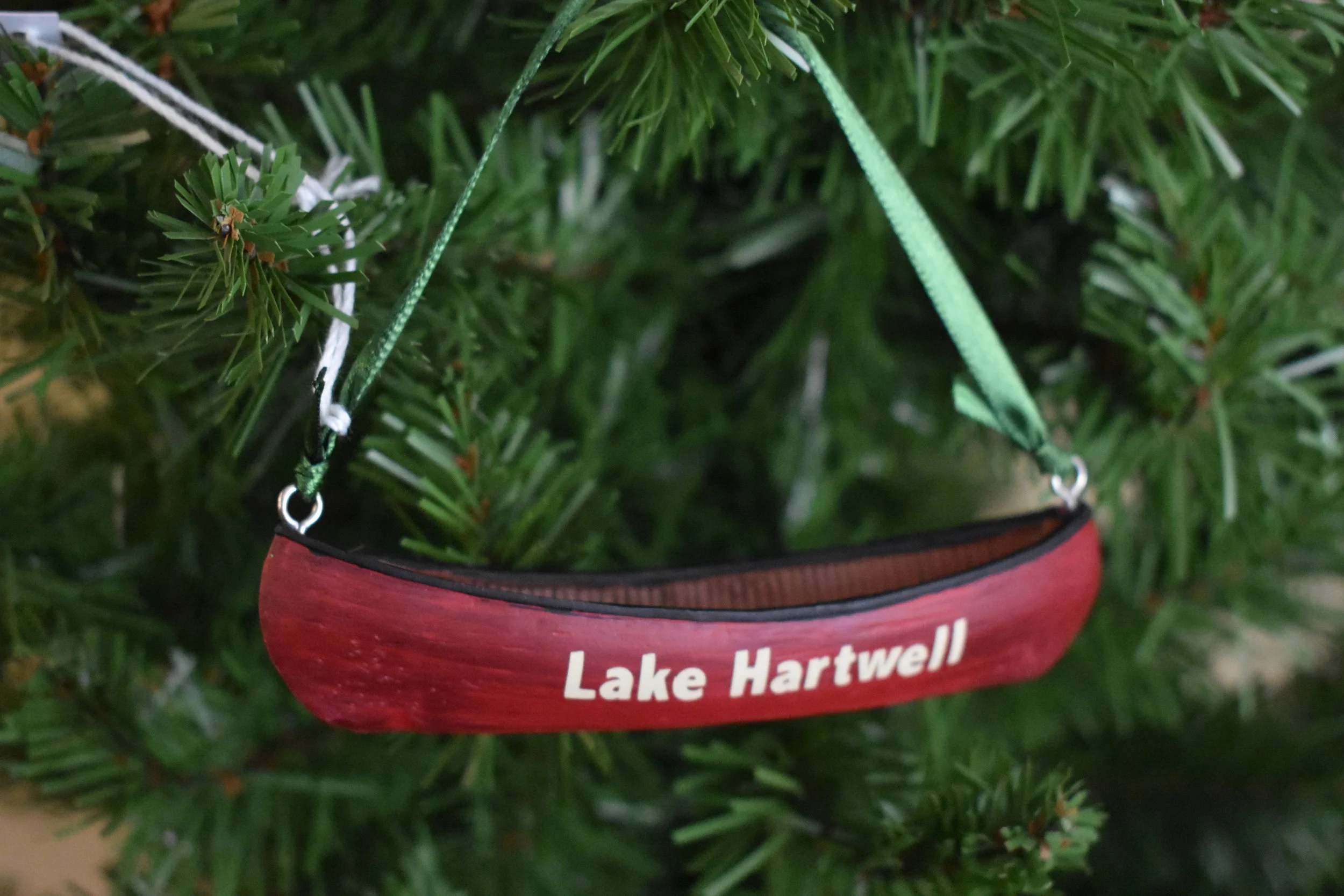 Lake Hartwell Canoe Ornament
