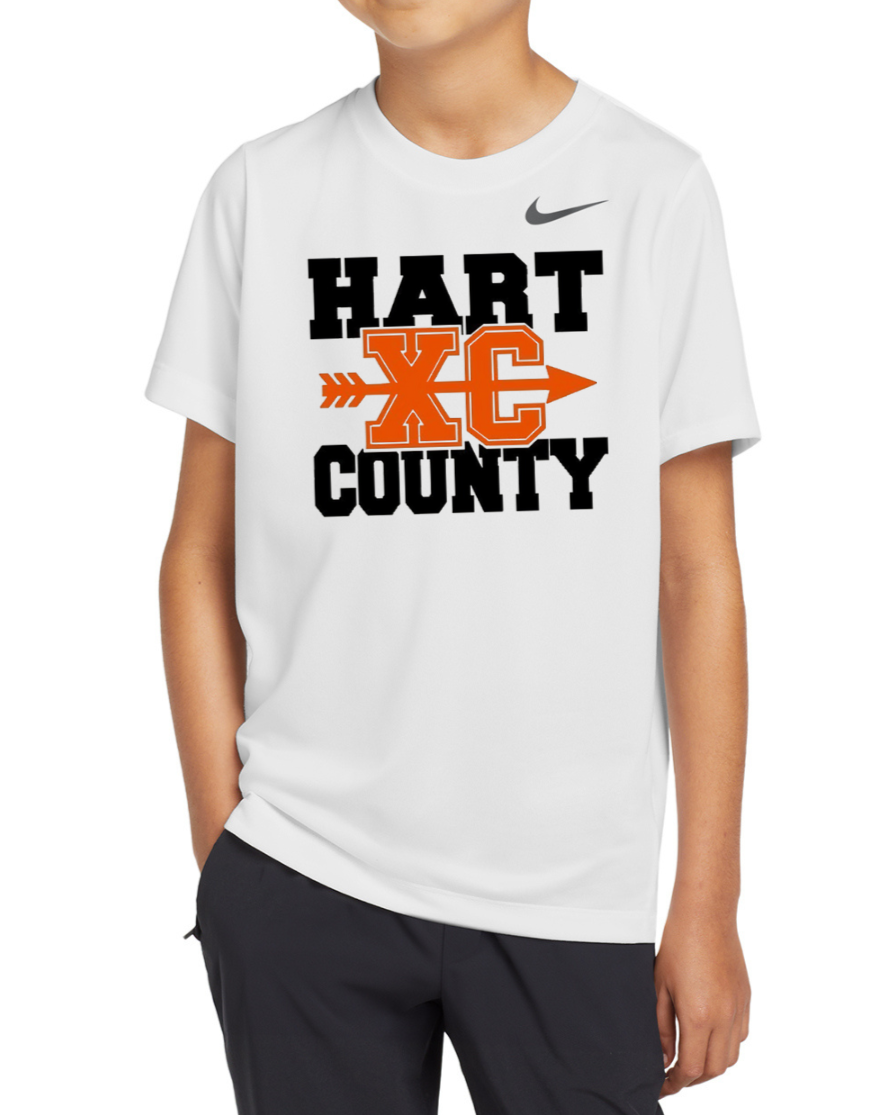 White Nike YOUTH t-shirt with graphic