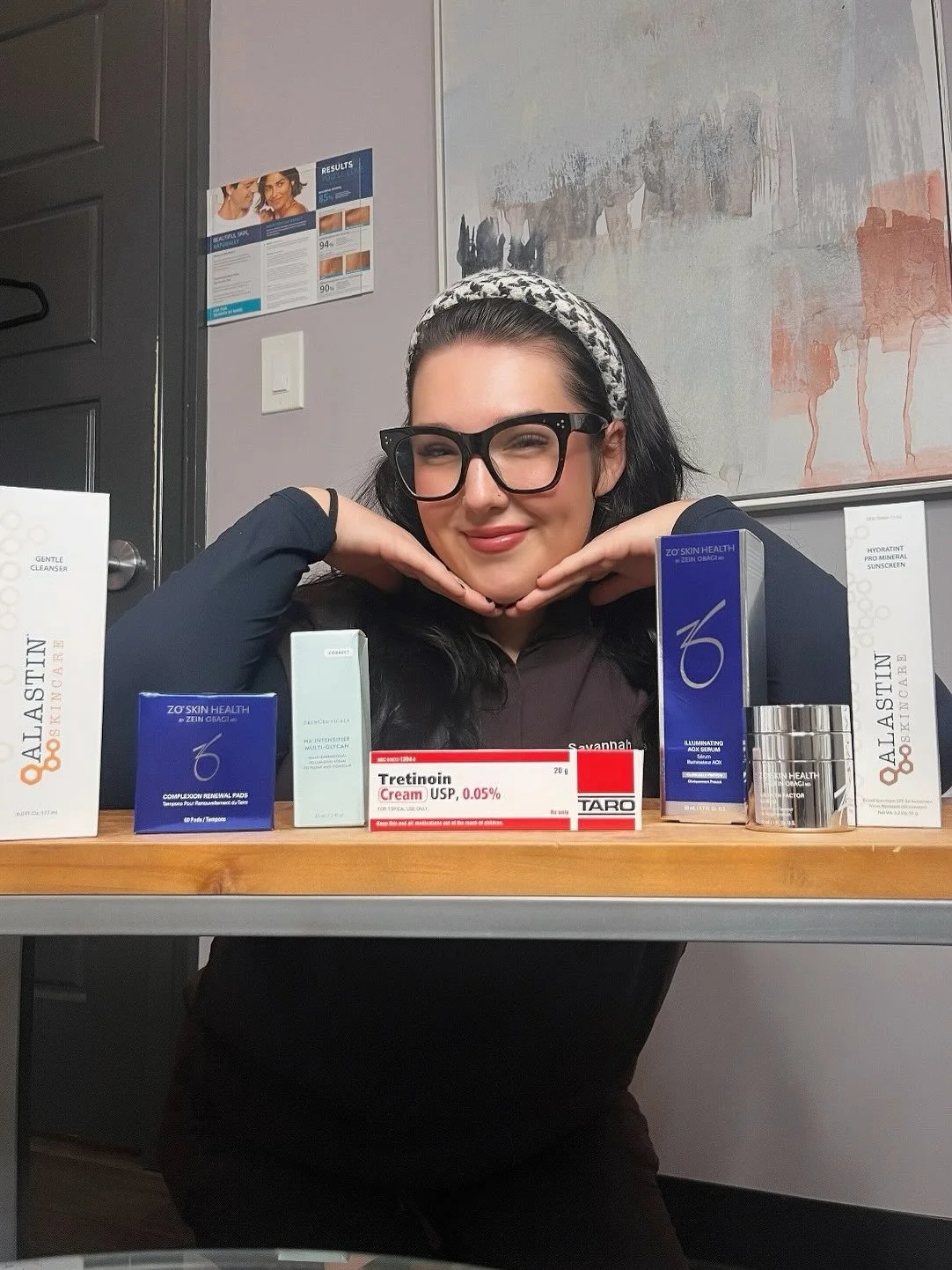 Savannah&rsquo;s Dream Skincare Routine ✨ 

Our very own aesthetician Savannah is sharing her go-to steps for glowing, healthy skin.

Morning 🌞
✔️ Cleanse
✔️ Complexion pads (cut in half)
✔️ AOX (antioxidant)
✔️ Growth factor serum
✔️ SPF (always!)
