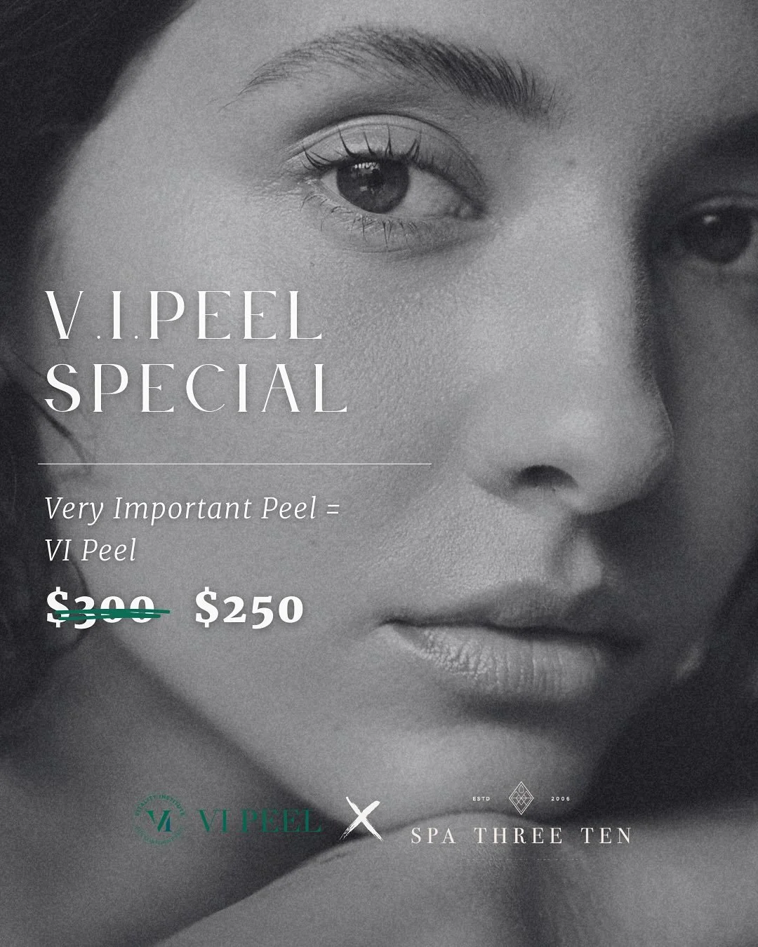 Your skin deserves VIP treatment. 🌿

From September 11&ndash;13 only, enjoy $50 off the #1 VI Peel &mdash; the medium-depth peel trusted worldwide to smooth, brighten, and renew.

✨ Benefits of VI Peel:
&bull; Softens fine lines + wrinkles
&bull; Fa