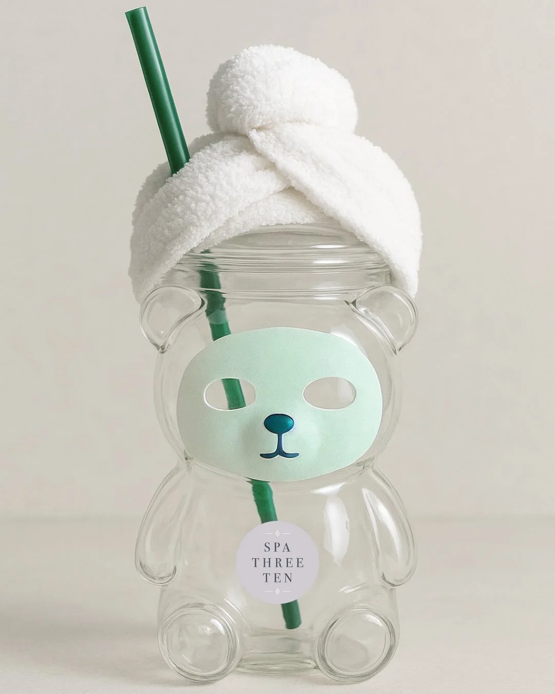 No bear cups here, but plenty of sheet masks 🧸✨

Our little spa bear is in full self-care mode &mdash; fuzzy head wrap, face mask, zero stress.
You deserve the same energy.

Grab a Patchology mood mask at Spa Three Ten for $6. 💆&zwj;♀️🫧