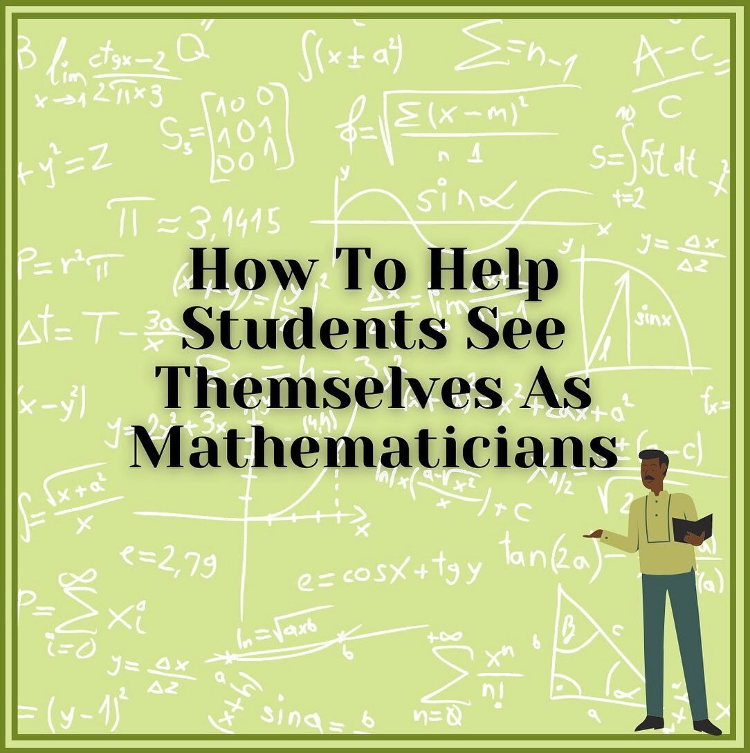 The subject of math is plagued by stereotypes that may lead students to believe that math is not for people who look like them; however, anyone can do math and everyone has the potential to excel at it. In an Edutopia article written by Dylan Kane, a