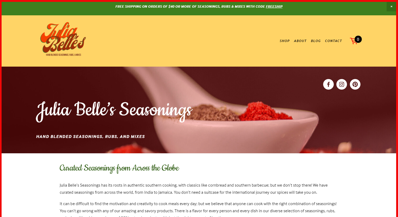 Julia Belle's Seasonings